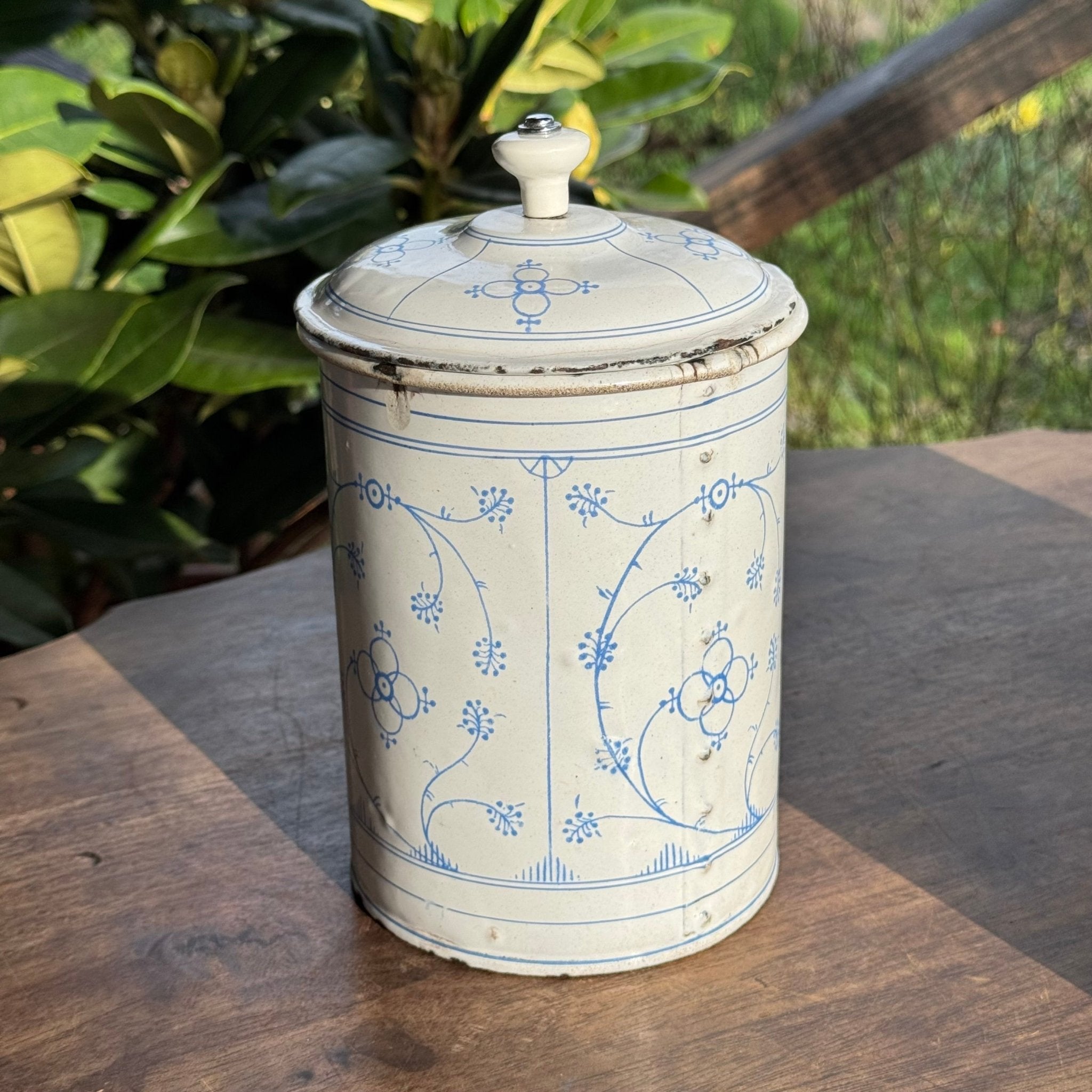 Emaille Koffie Thee en Suiker Bussen - The Collectionist