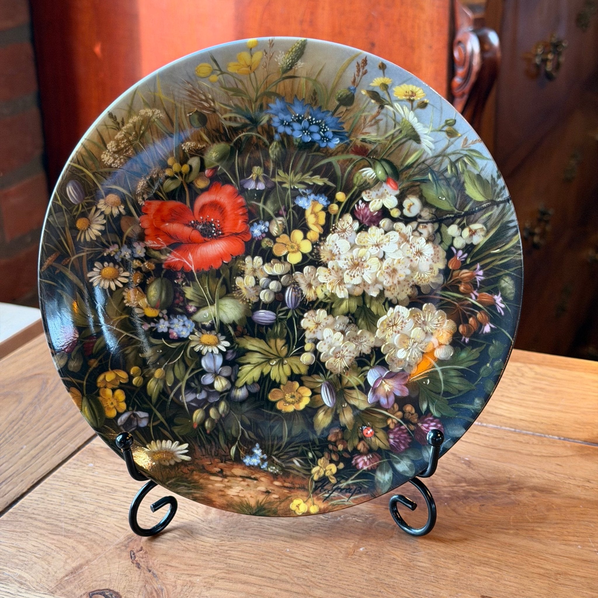 Fürstenberg wandbord ‘Am Wegesrand’ (1989) – Hans Graß – Wilde Schönheiten - The Collectionist