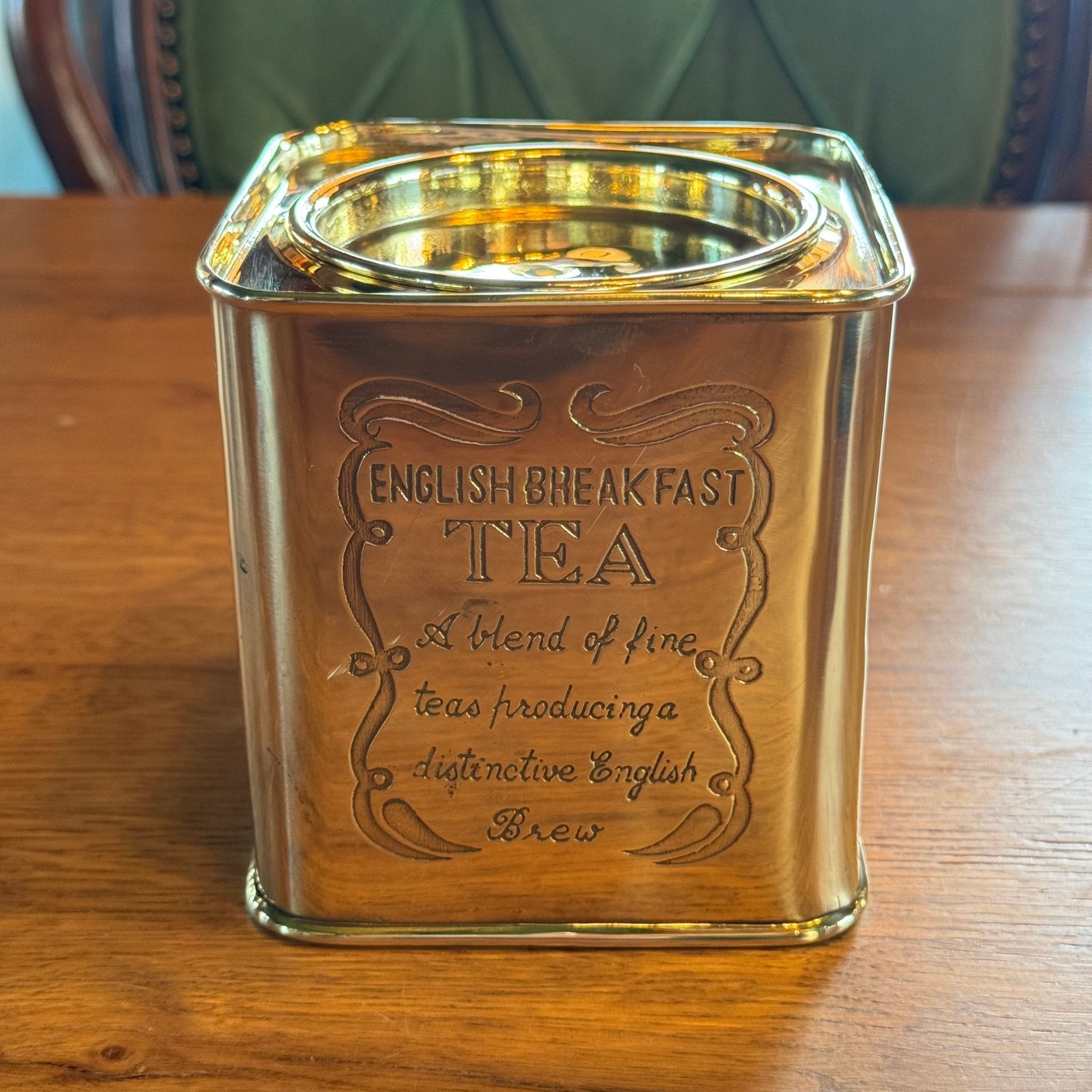 Koperen Theebus "English Breakfast Tea" - The Collectionist