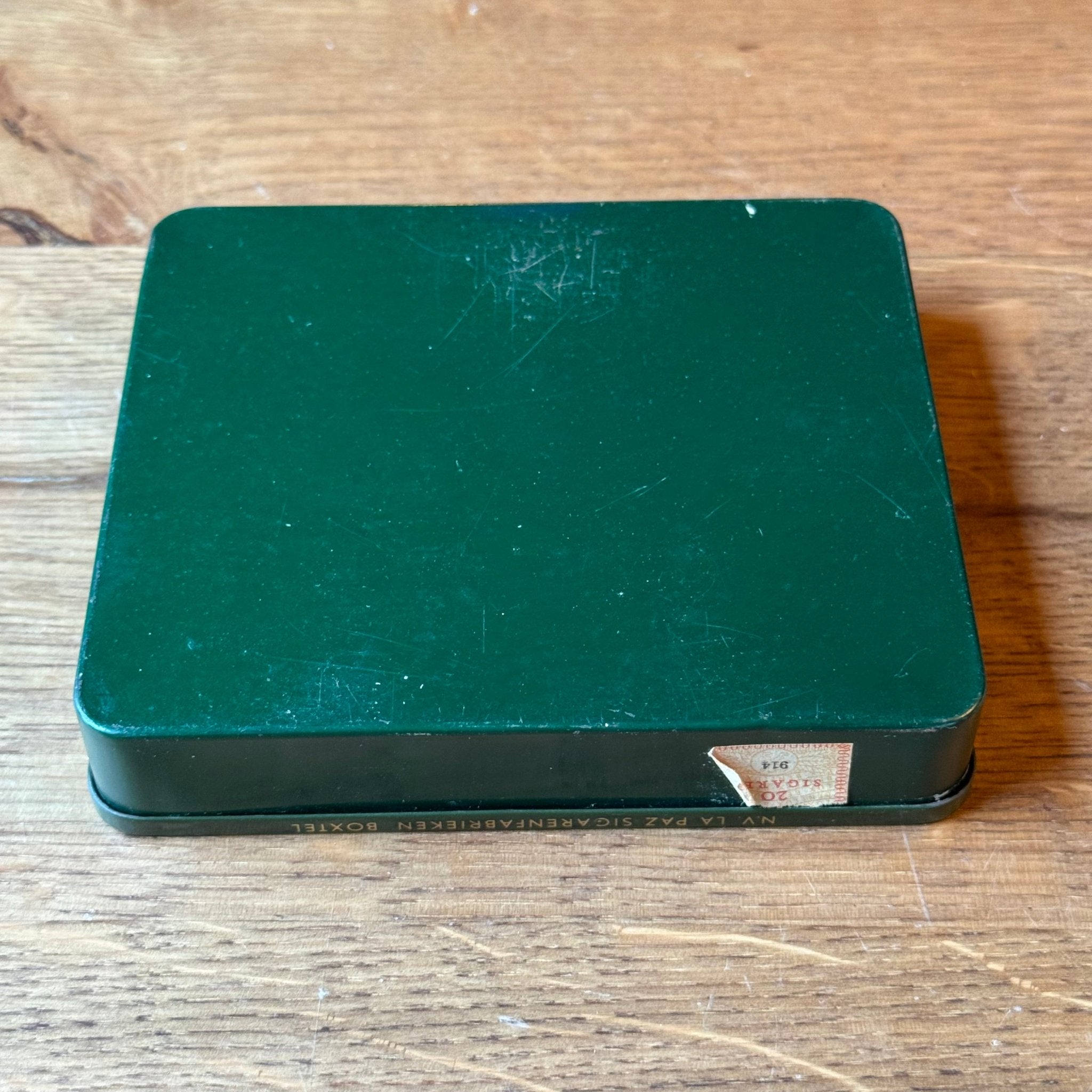 La Paz Chérie sigarenblik – groen – vintage - The Collectionist