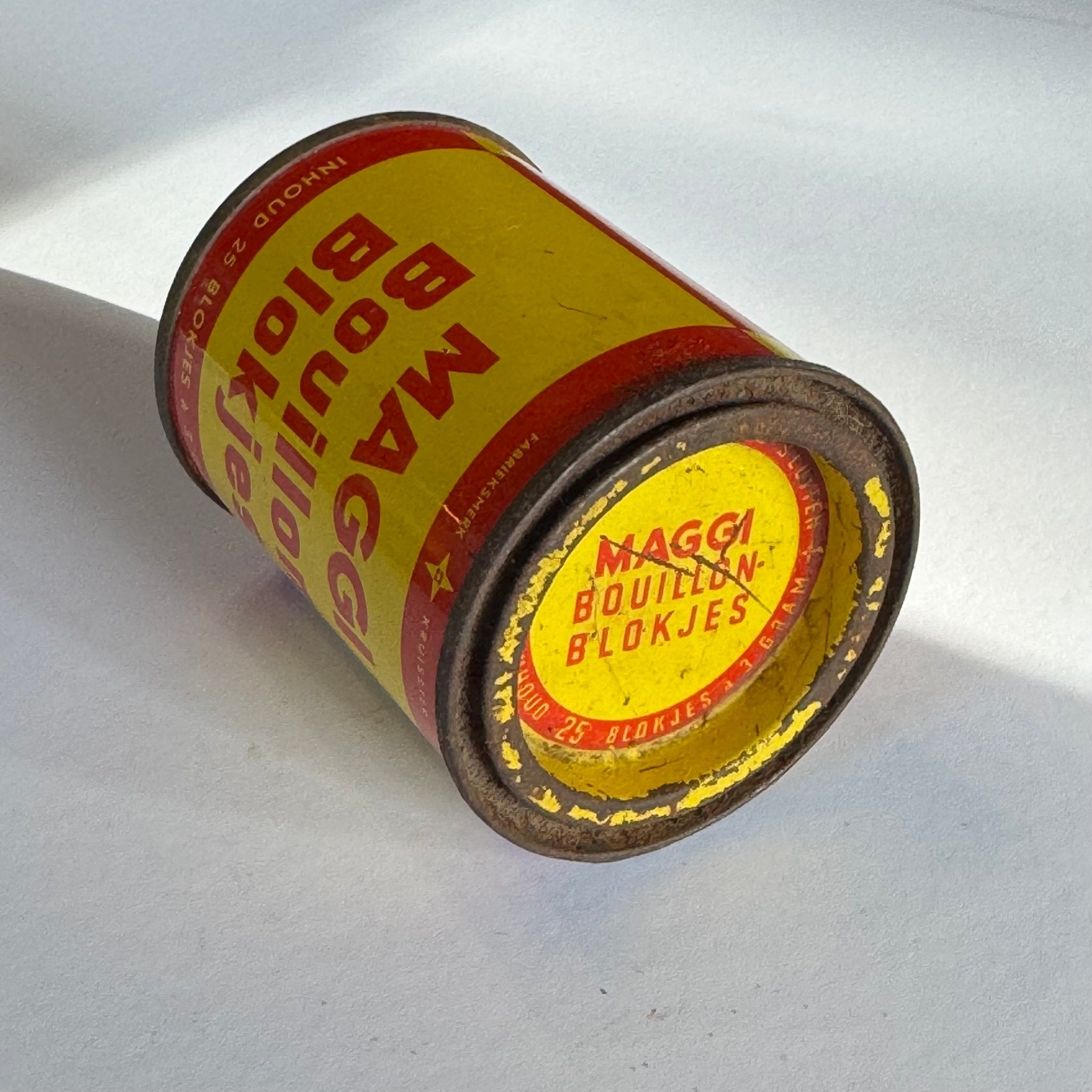 Maggi Bouillon Blokjes blik (ca. 1950s–1960s) - The Collectionist
