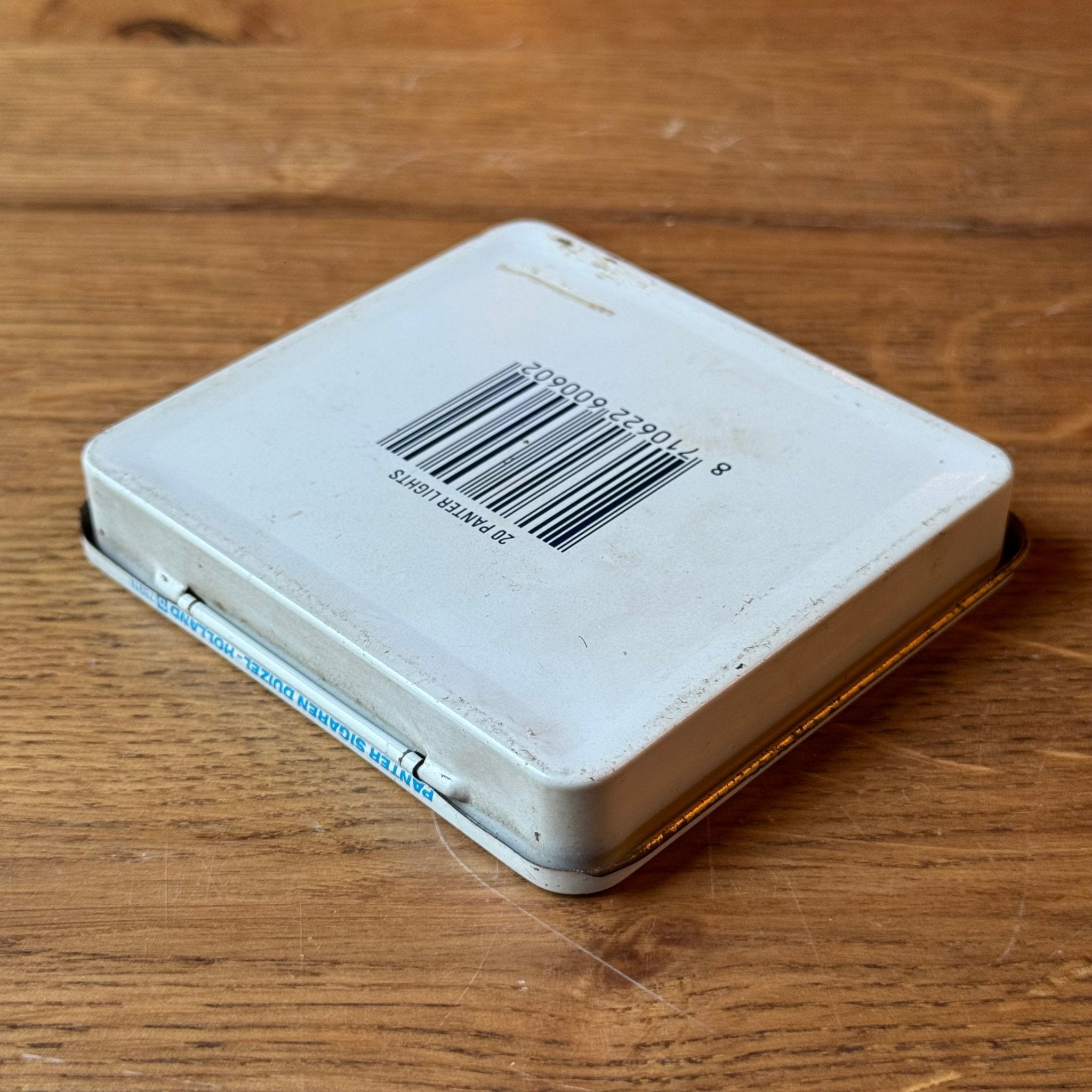 Panter Lights sigarenblikje – vintage Nederlands sigarenblik - The Collectionist