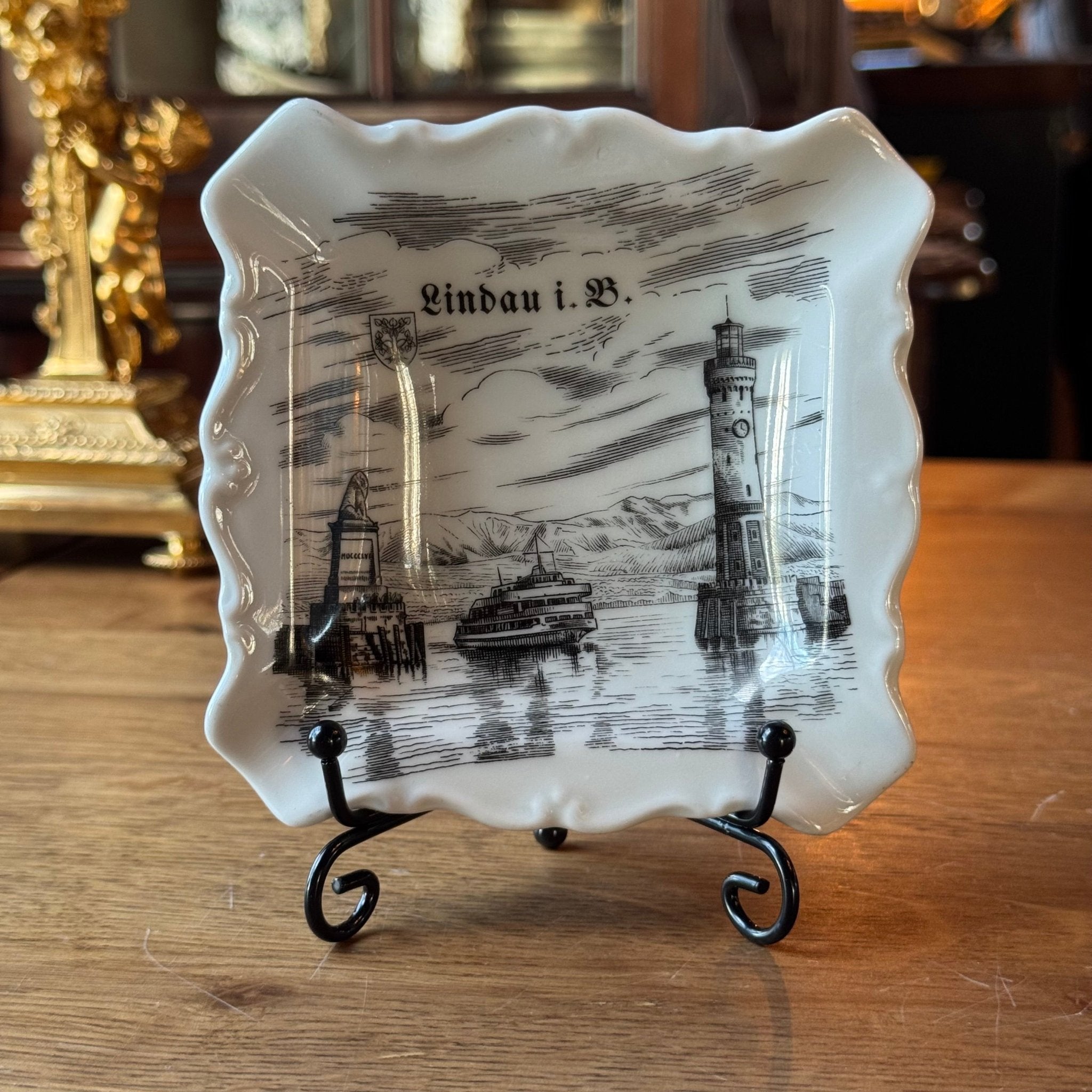 Porseleinen Asbakje – Lindau i.B. – Porzellanmanufaktur Lorenz Bavaria - The Collectionist