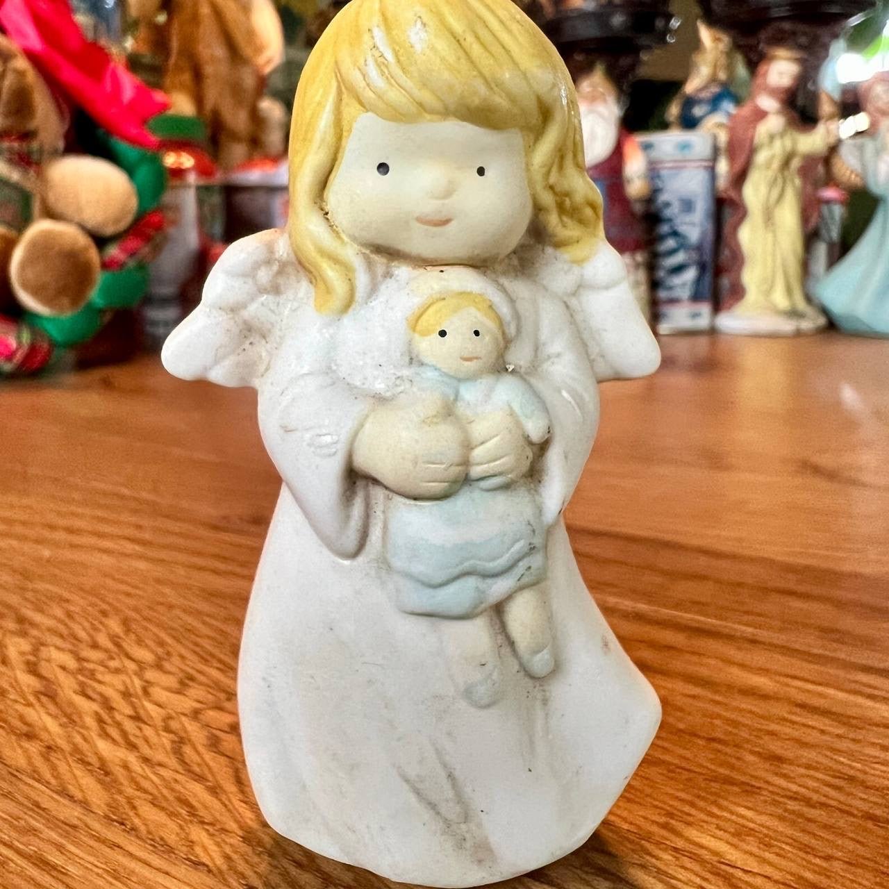 Porseleinen kerst engel ornament - The Collectionist