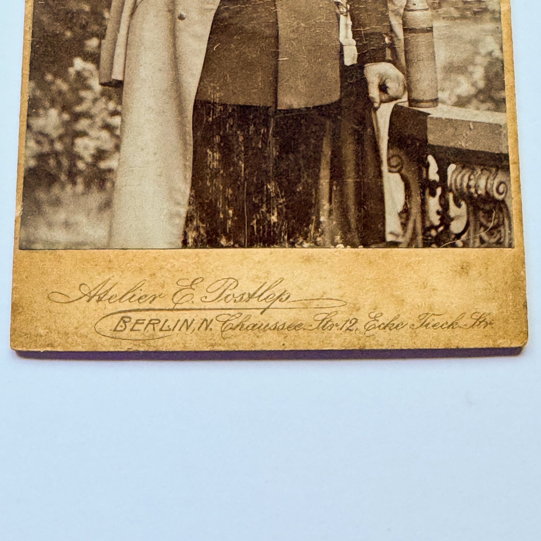 Portret van een Duitse officier - Atelier E. Postlep, Berlijn (ca. 1905) - The Collectionist