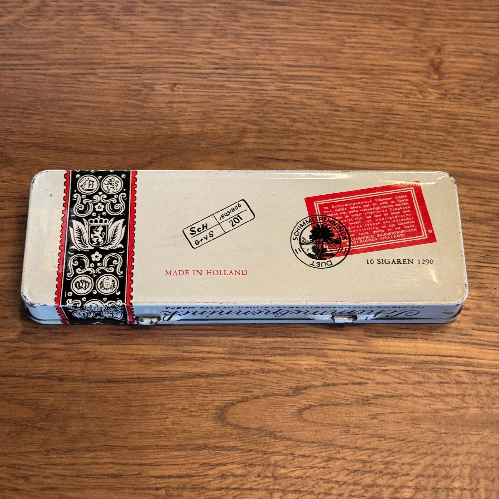 Schimmelpenninck Duet Blik – Vintage Tabaksblik - The Collectionist