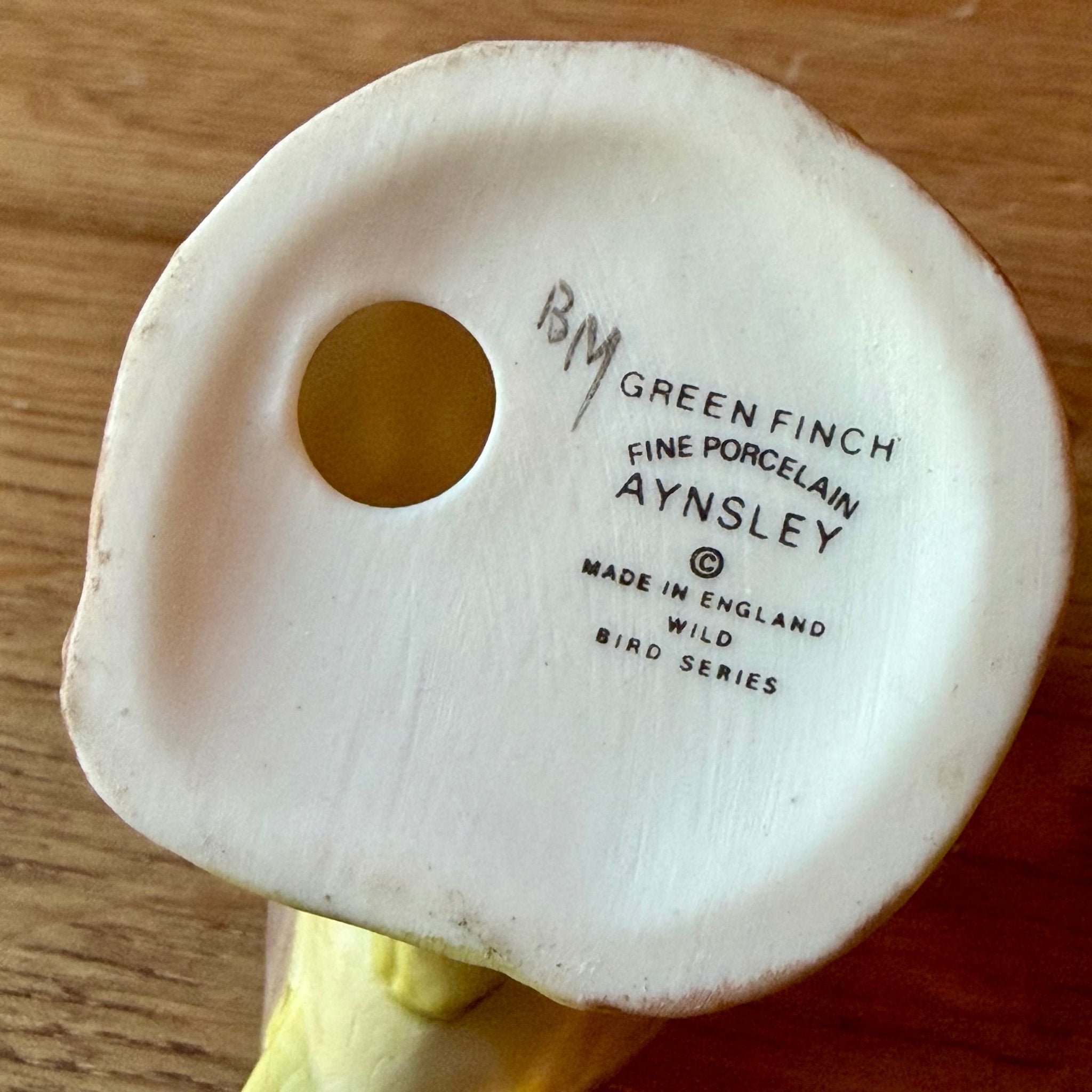 Set van 2 Aynsley Wild Bird Series Beeldjes – Green Finch & Yellow Wagtail – Engeland - The Collectionist