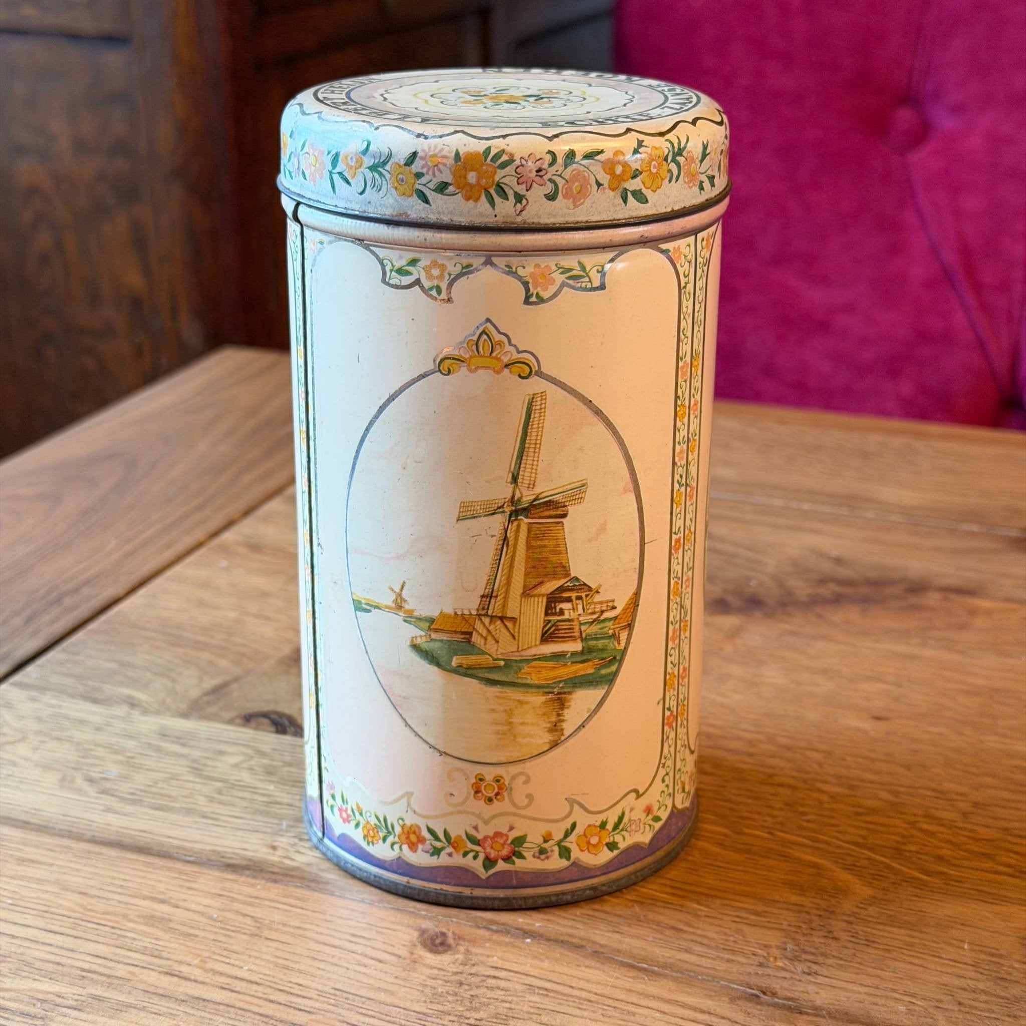 Vintage Albert Heijn Koffieblik – Echte Zaanse Koffie – Nederlands Decoratief Blik - The Collectionist