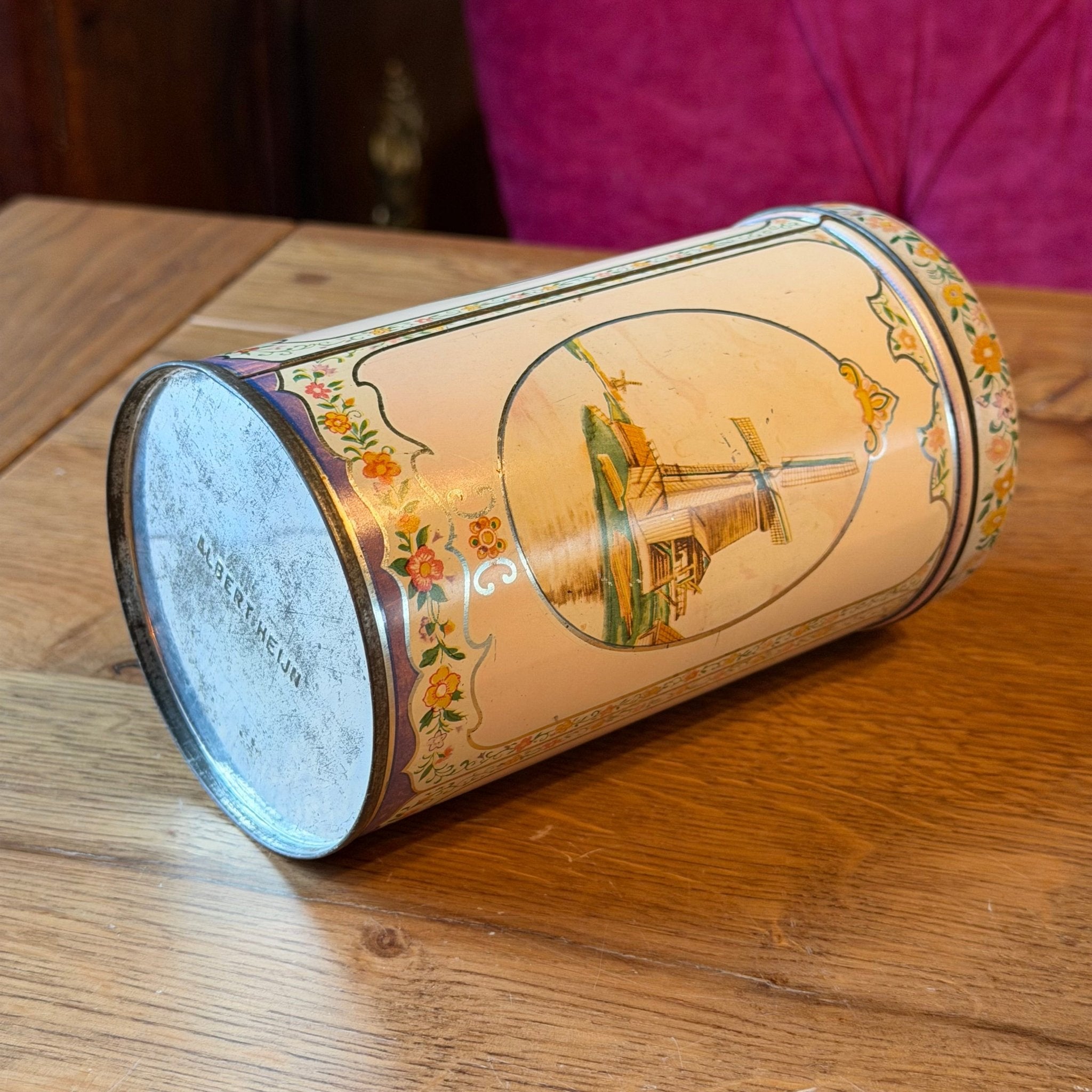 Vintage Albert Heijn Koffieblik – Echte Zaanse Koffie – Nederlands Decoratief Blik - The Collectionist