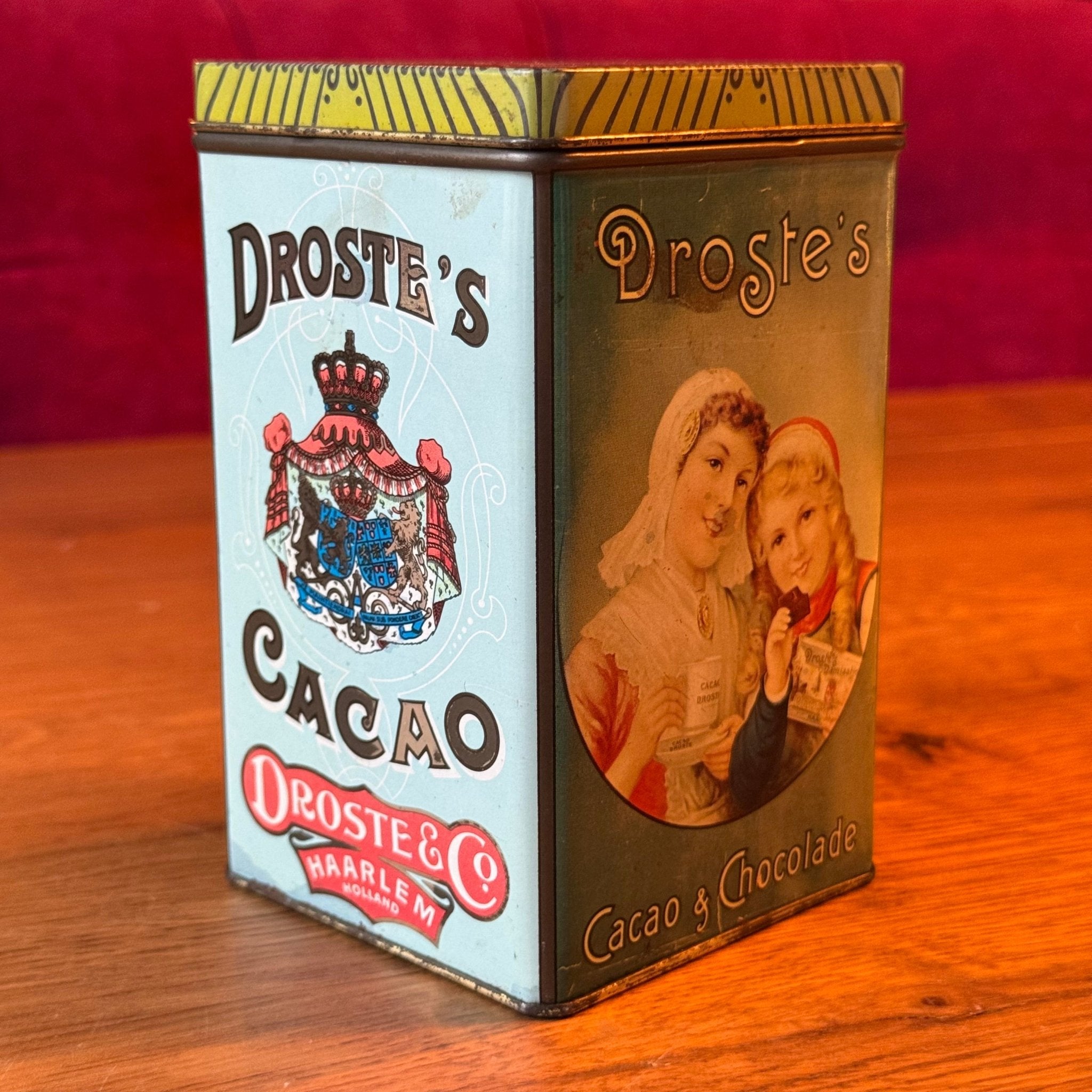 Vintage Blik Droste's Cacao & Chocolade - Verpleegster & Meisjes - Haarlem - The Collectionist