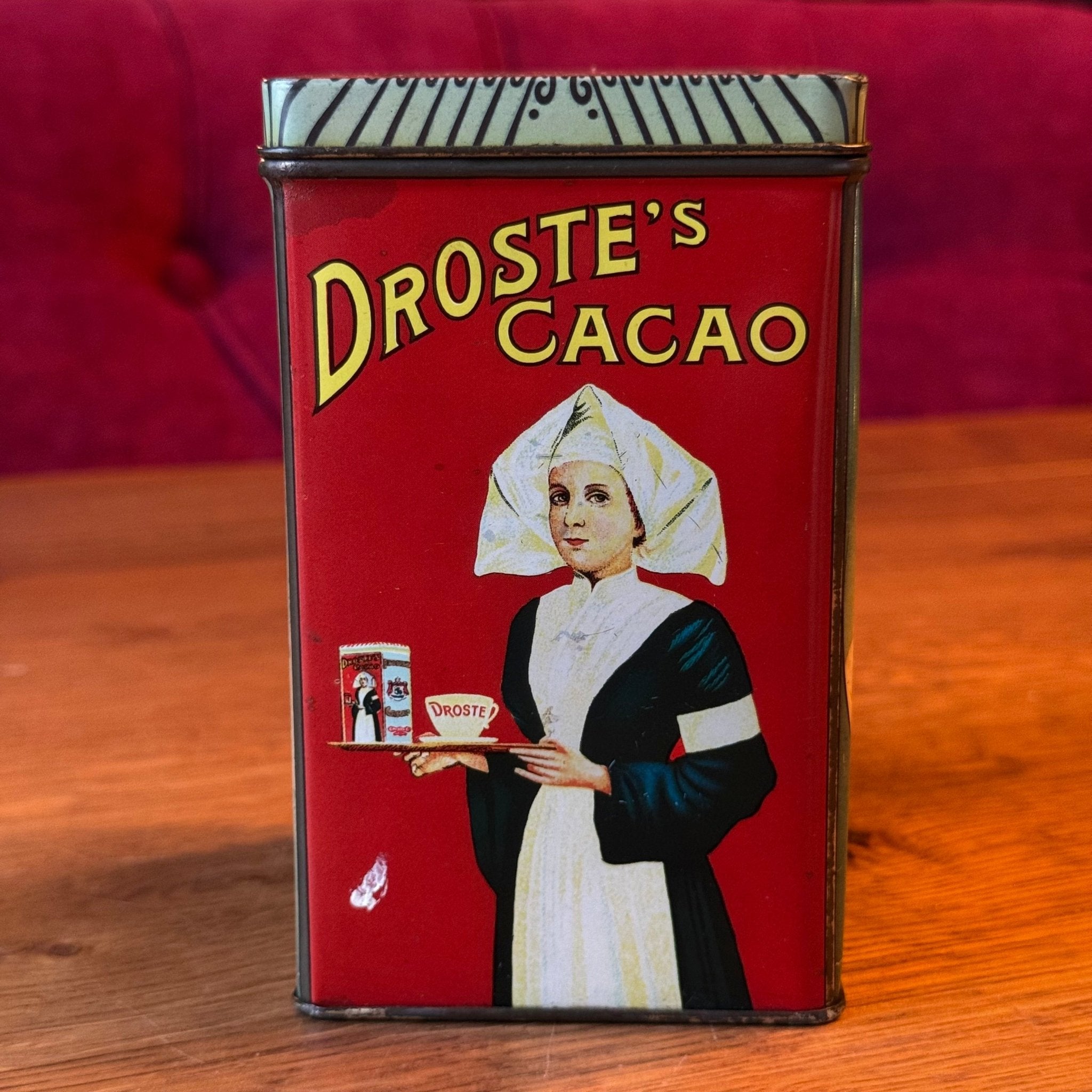 Vintage Blik Droste's Cacao & Chocolade - Verpleegster & Meisjes - Haarlem - The Collectionist