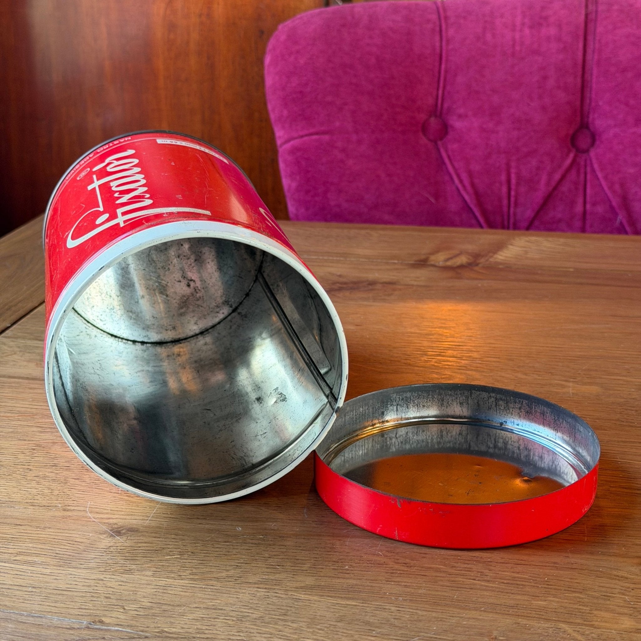 Vintage Fixator reclameblik – self - adhesive tape opslagblik