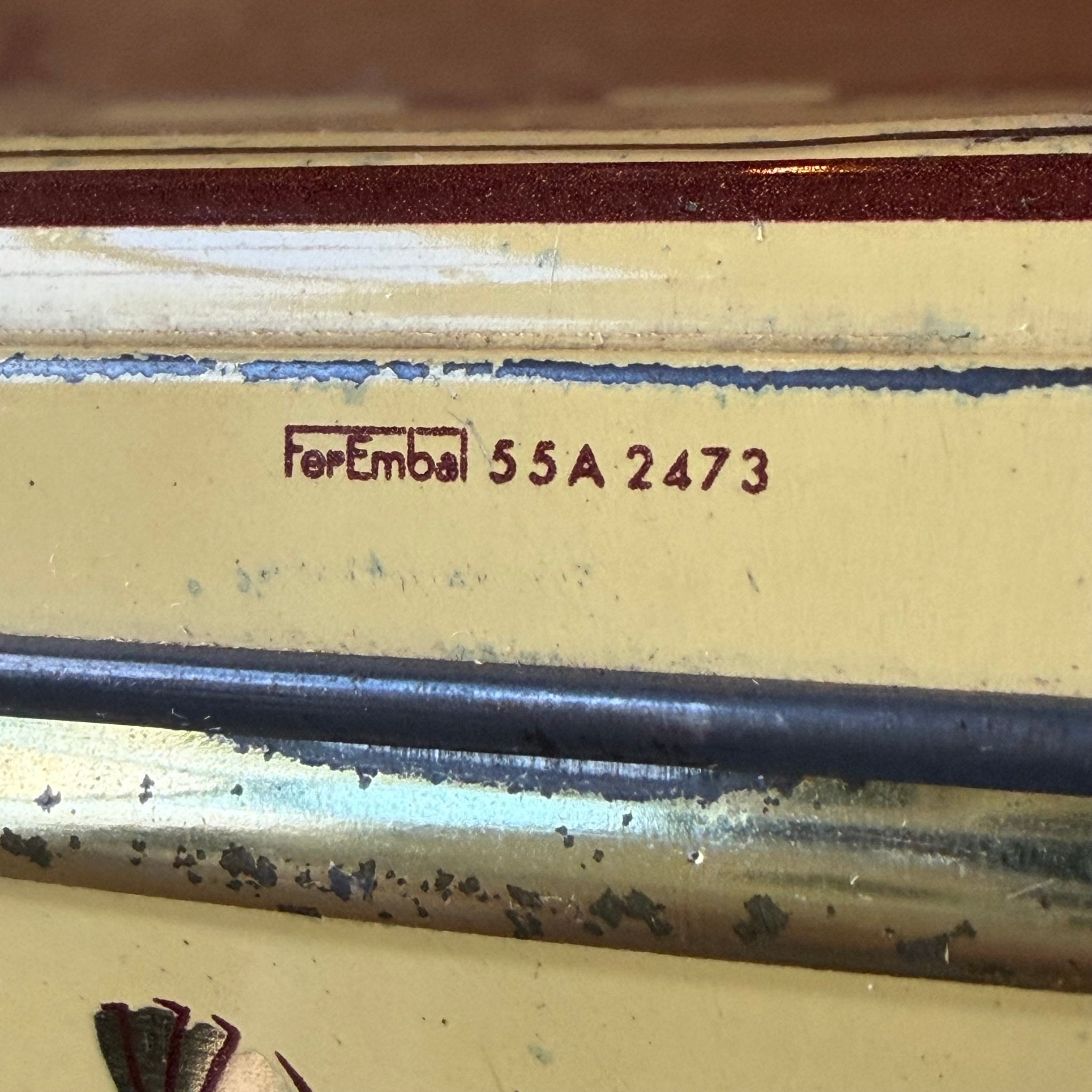 Vintage Frans koekblik – Spécialités de Lorraine – lithografisch biscuitblik