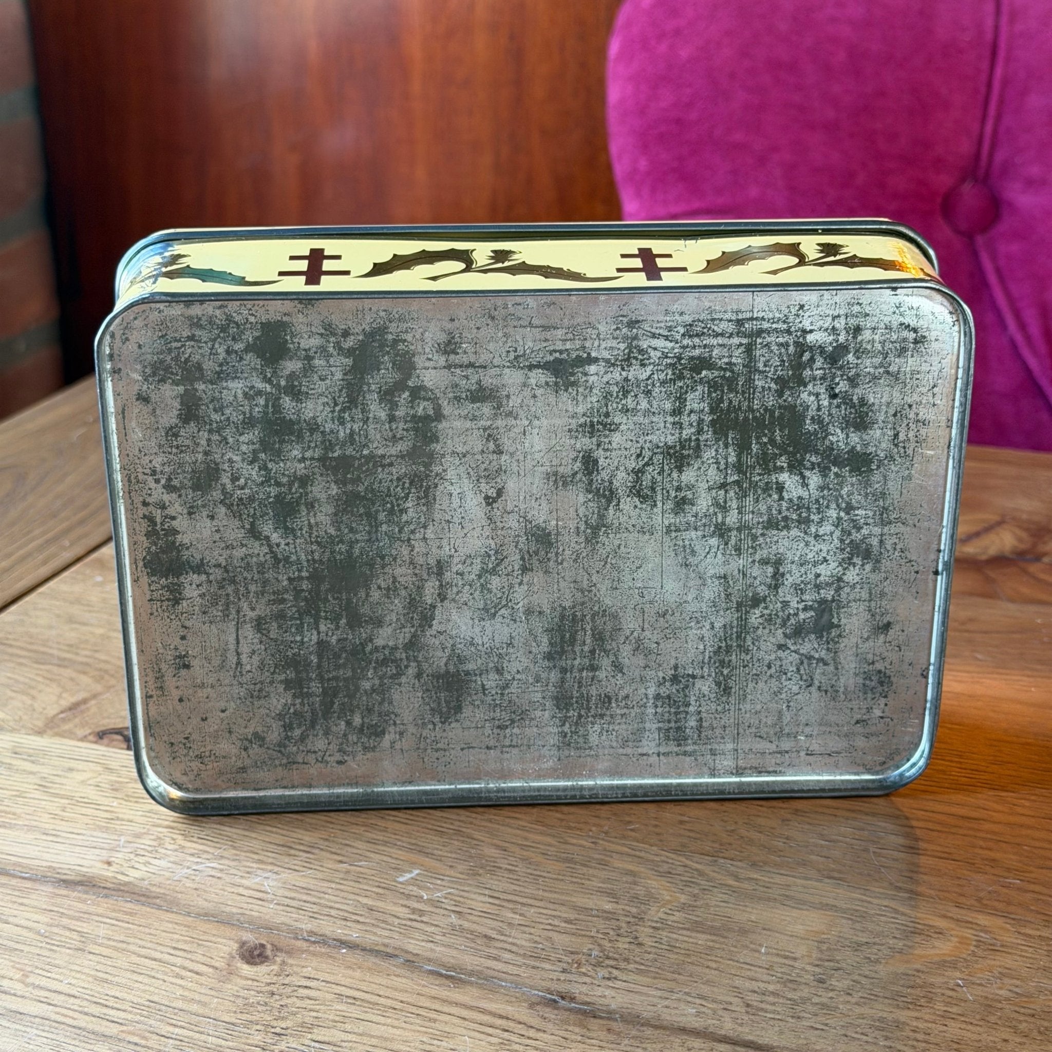 Vintage Frans koekblik – Spécialités de Lorraine – lithografisch biscuitblik