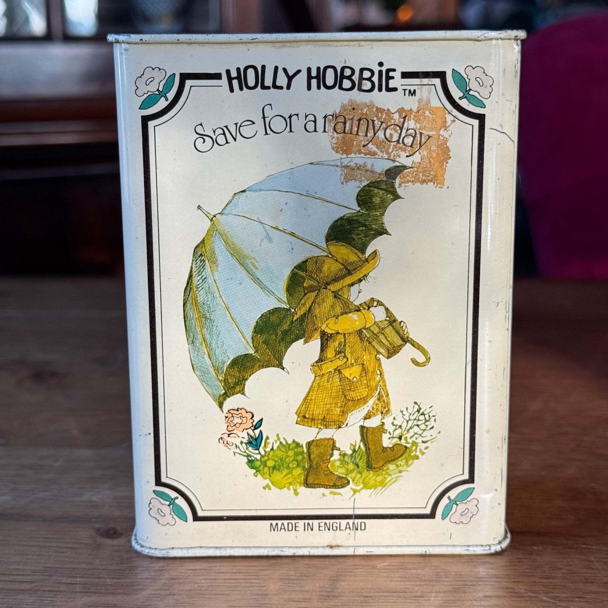 Vintage Holly Hobbie Spaarblik – England 1970s - The Collectionist