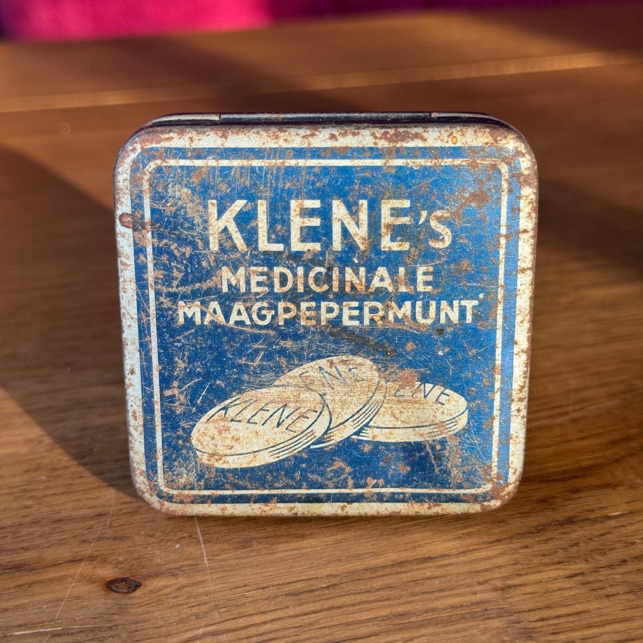 Vintage Klene’s Medicinale Maagpepermunt Blik – J.C. Klene & Co Amsterdam - The Collectionist