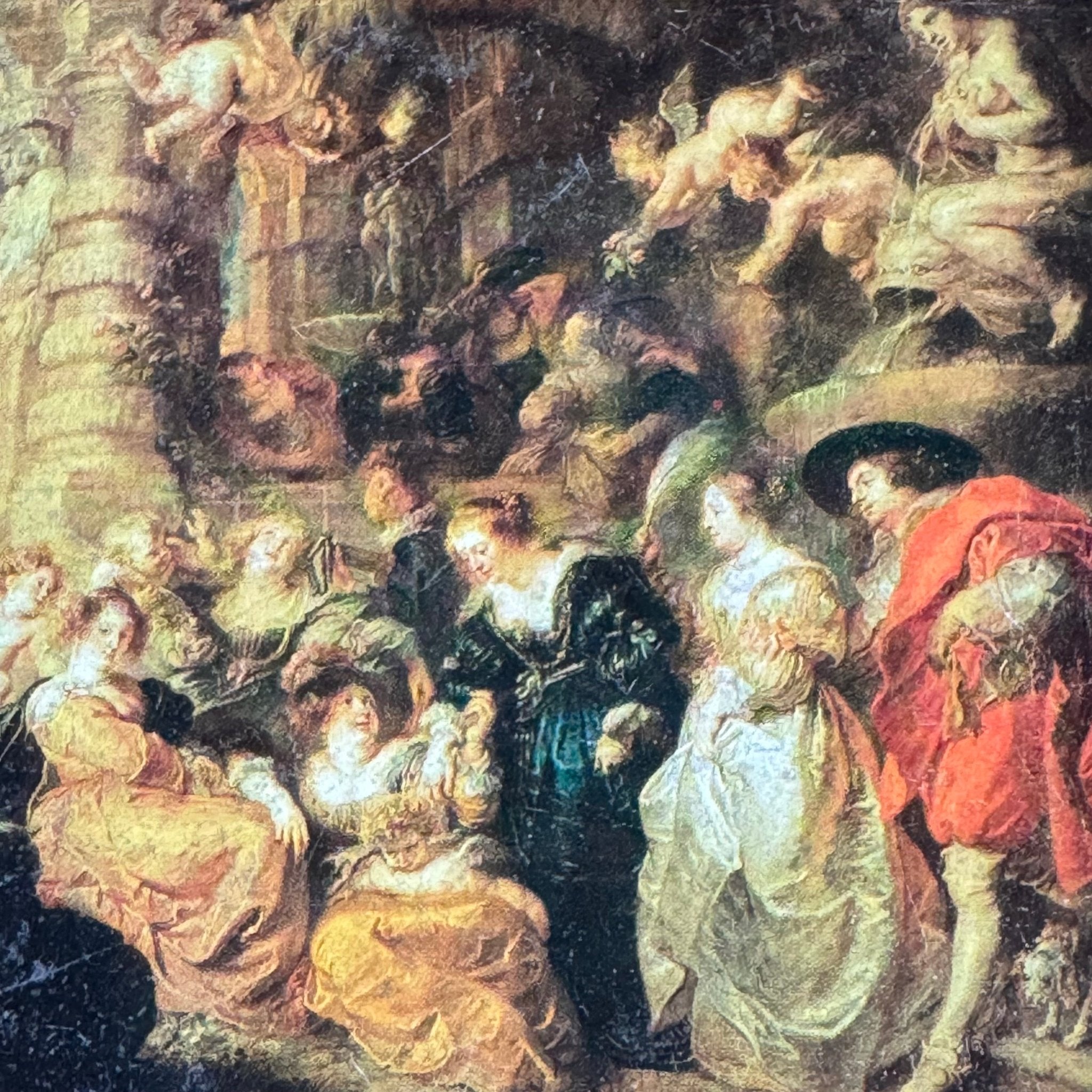 Vintage koektrommel met Rubens - print – Il Giardino dell’Amore - The Collectionist