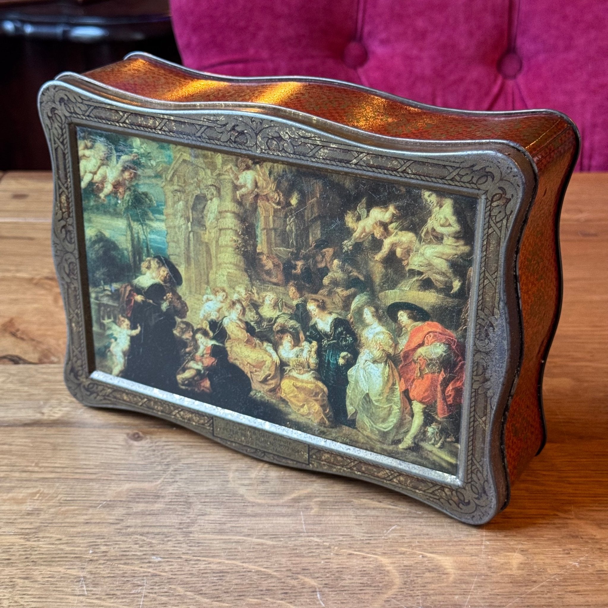 Vintage koektrommel met Rubens - print – Il Giardino dell’Amore - The Collectionist