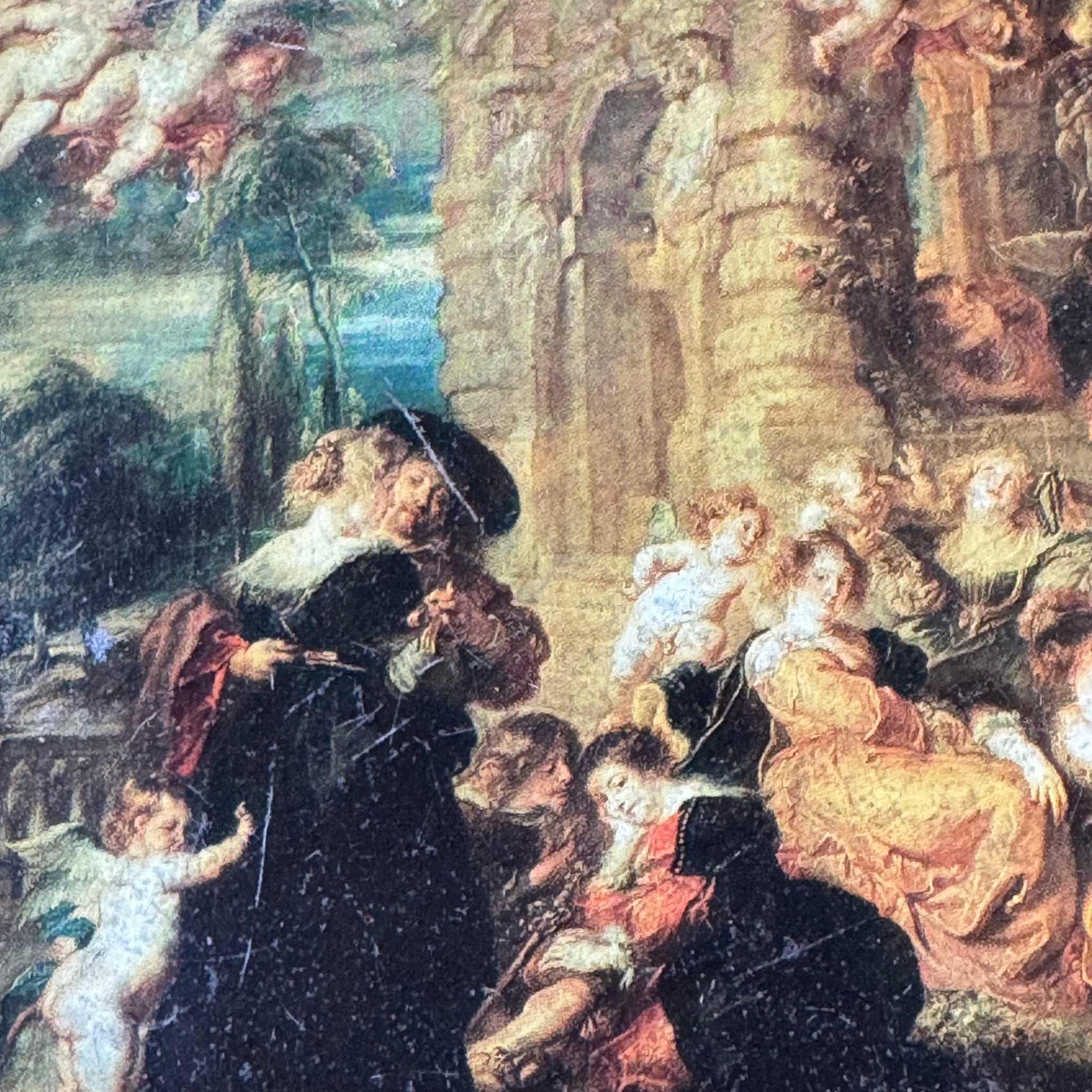 Vintage koektrommel met Rubens - print – Il Giardino dell’Amore - The Collectionist
