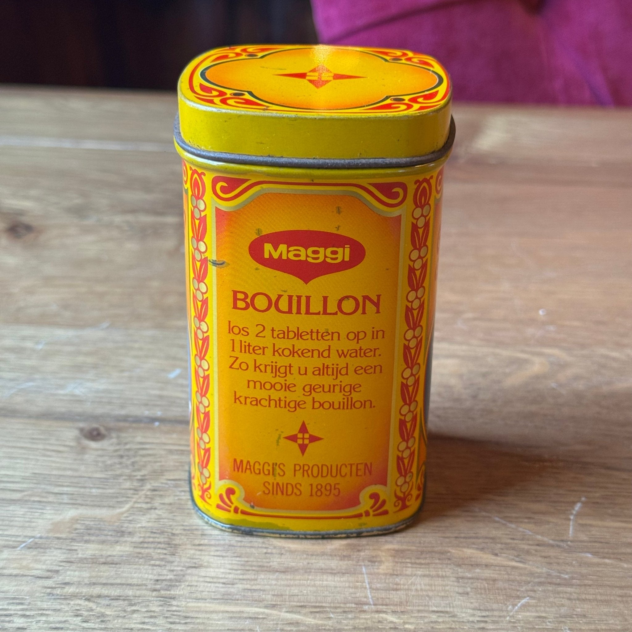 Vintage Maggi Bouillon Blikje - De Gouden Blokjes (Jaren '80) - The Collectionist