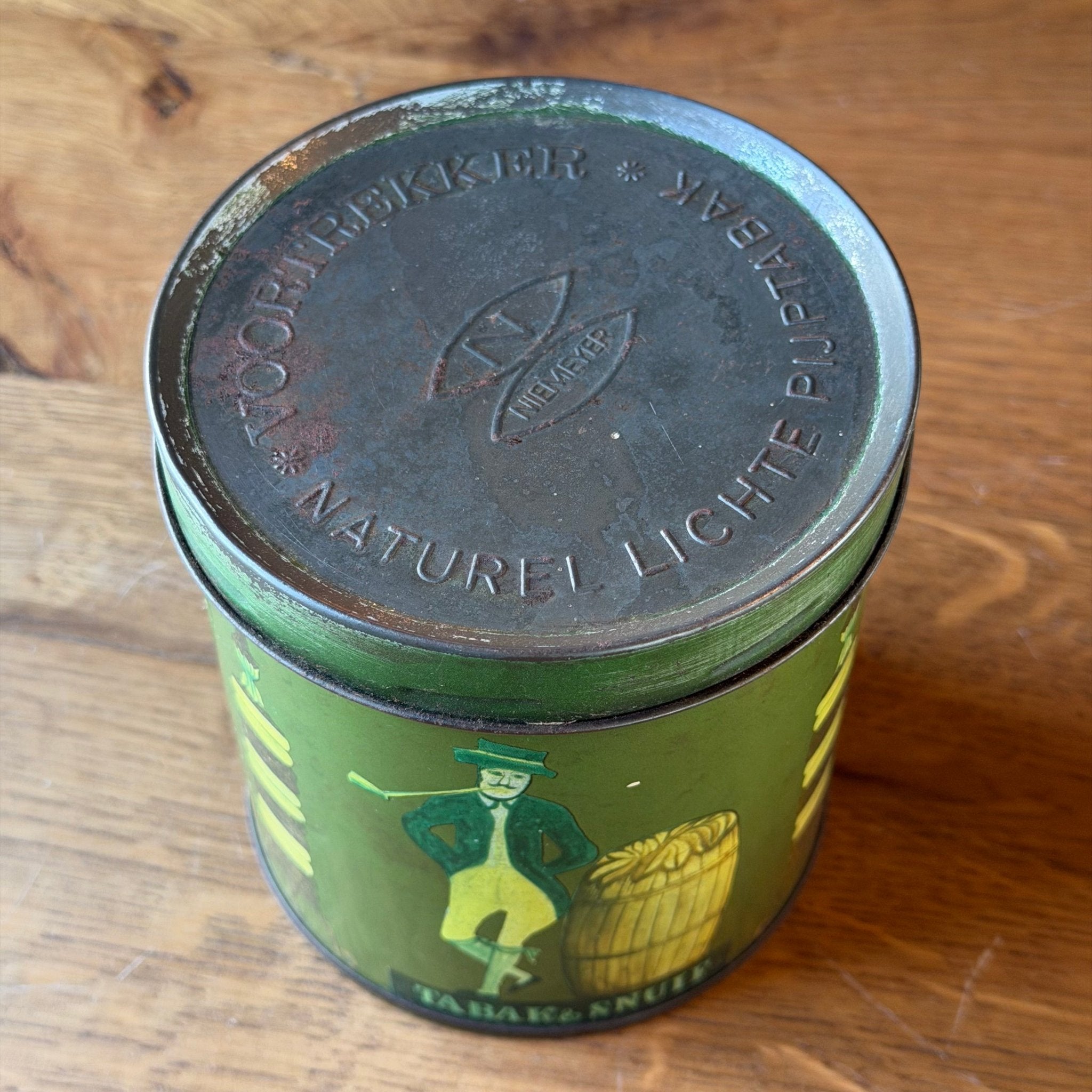 Vintage Niemeyer “Voortrekker” Pijptabak Blik – Tabak & Snuif – Groningen