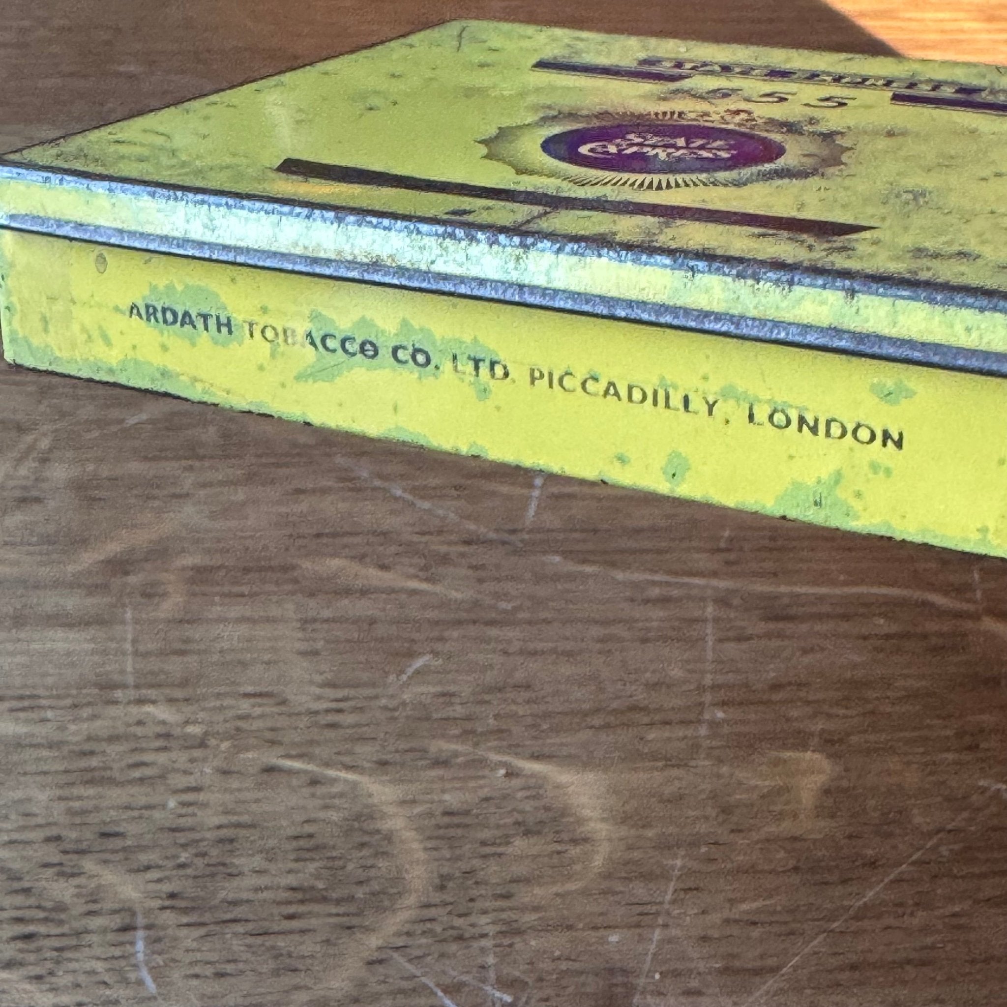 Vintage State Express 555 sigarettenblik — Ardath Tobacco London - The Collectionist