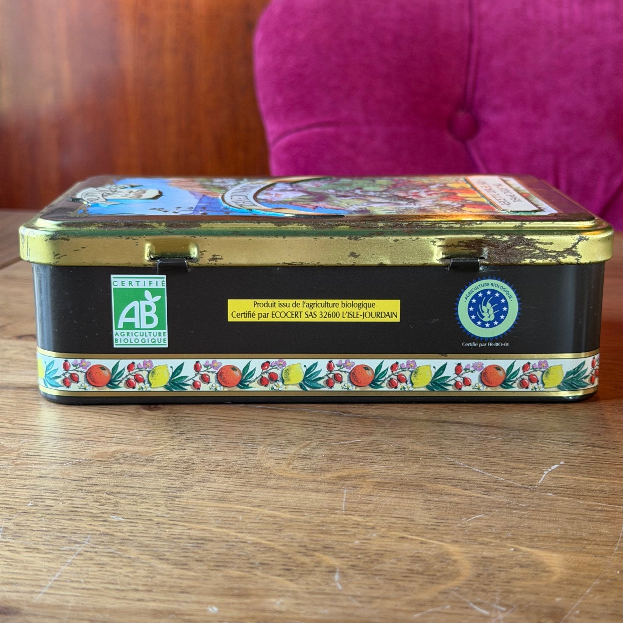 Vintage Tisane du Maquis Blik – Provinces d’Antan – Frans Theeblik Corsica