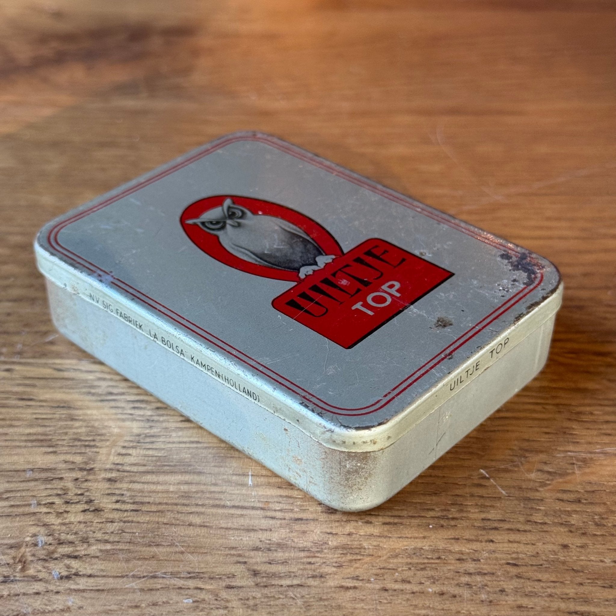 Vintage Uiltje Top Blikje – Sigarenblik – Nederland - The Collectionist