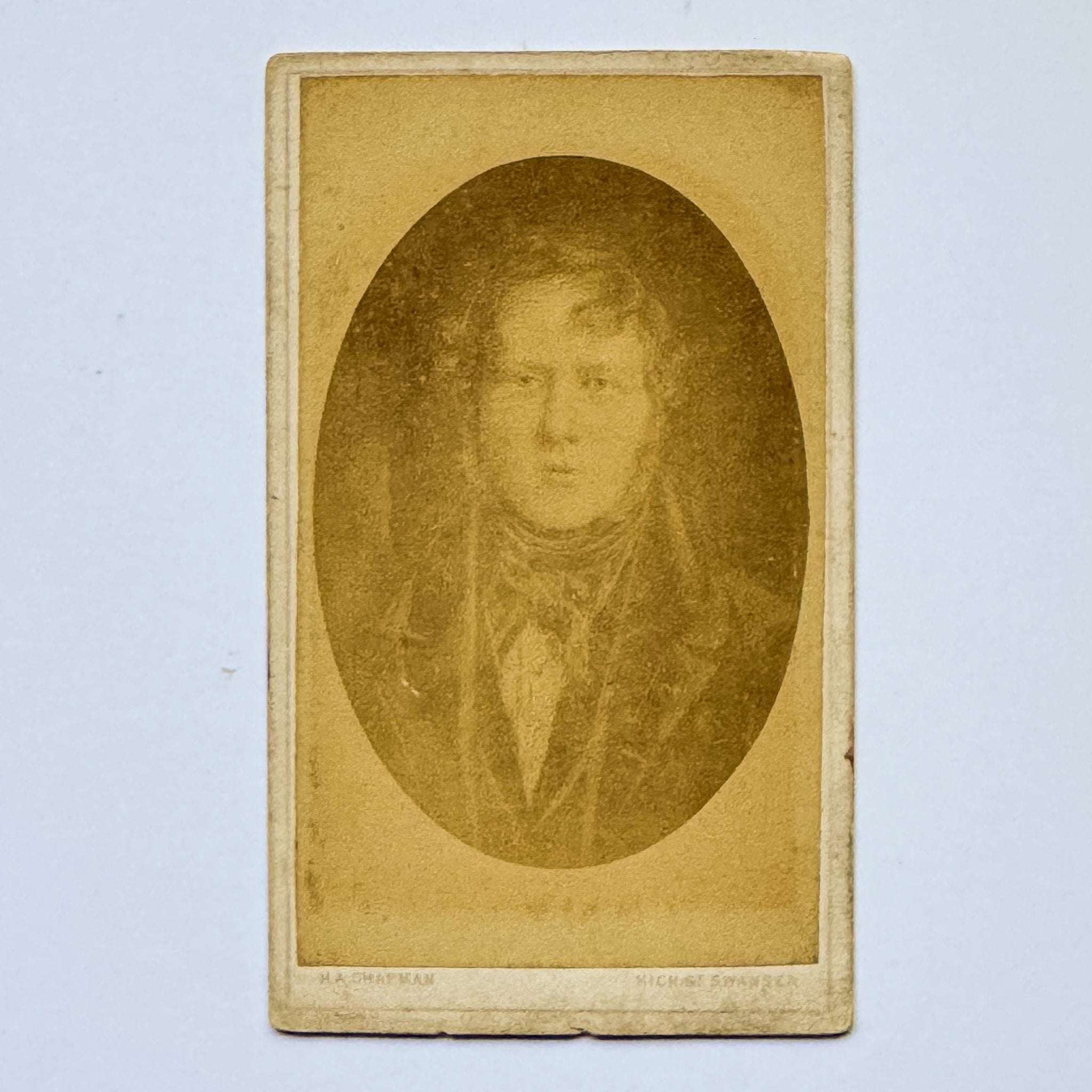 Vroege carte - de - visite - Henry A. Chapman, Swansea (ca. 1870) - The Collectionist