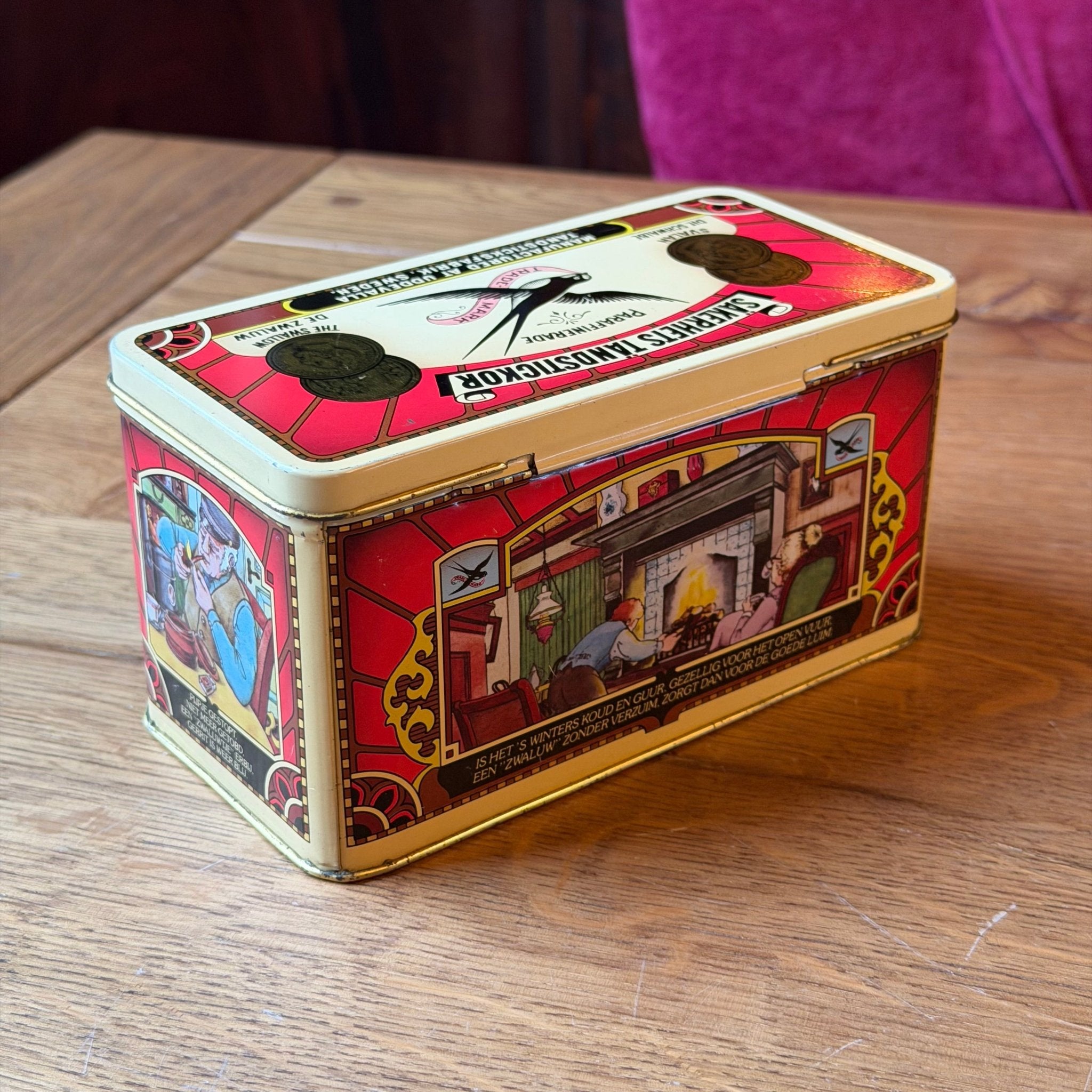 Zwaluw Veiligheids - Tandstickor Blik – Uddevalla Zweden - The Collectionist