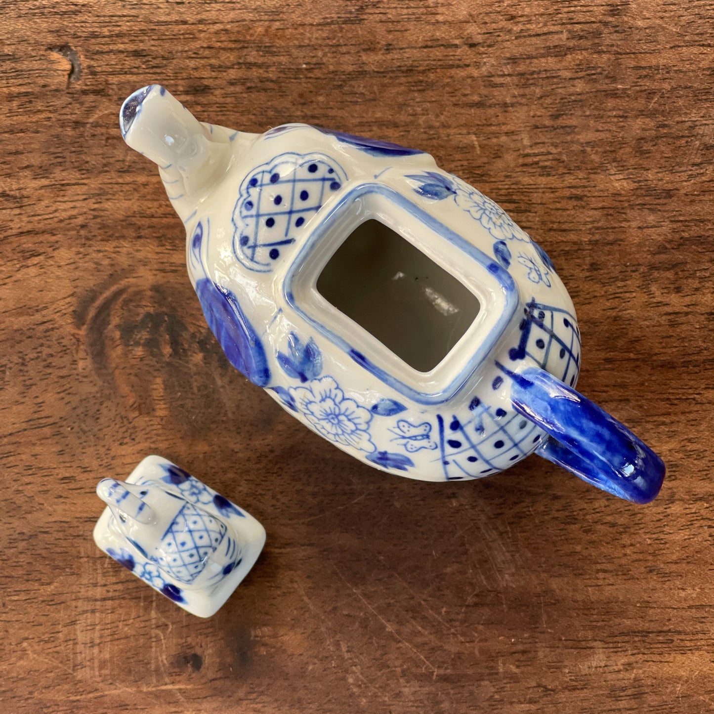 Delfts Blauw Theepotje Olifant - Bamestra Curiosa