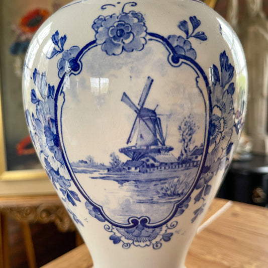 Delfts Blauwe pot met deksel - Bamestra Curiosa