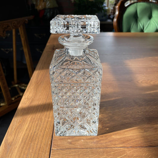 Kristallen Whiskey karaf met vijf glazen - Bamestra Curiosa