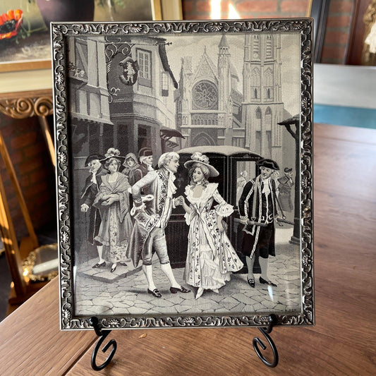 Lijstje met afbeelding van stof - Bamestra Curiosa