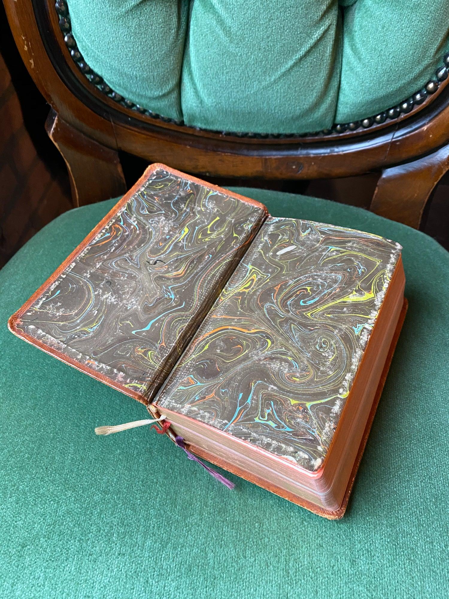 Mis- en vesperboek met leren kaft - Bamestra Curiosa