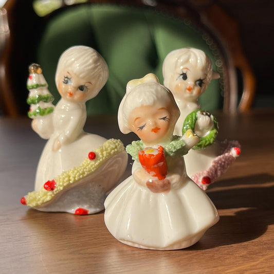 Porseleinen kerst beeldjes - Bamestra Curiosa