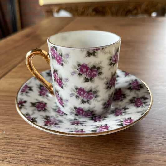 Set van 2 espresso kopjes en schotels - Bamestra Curiosa