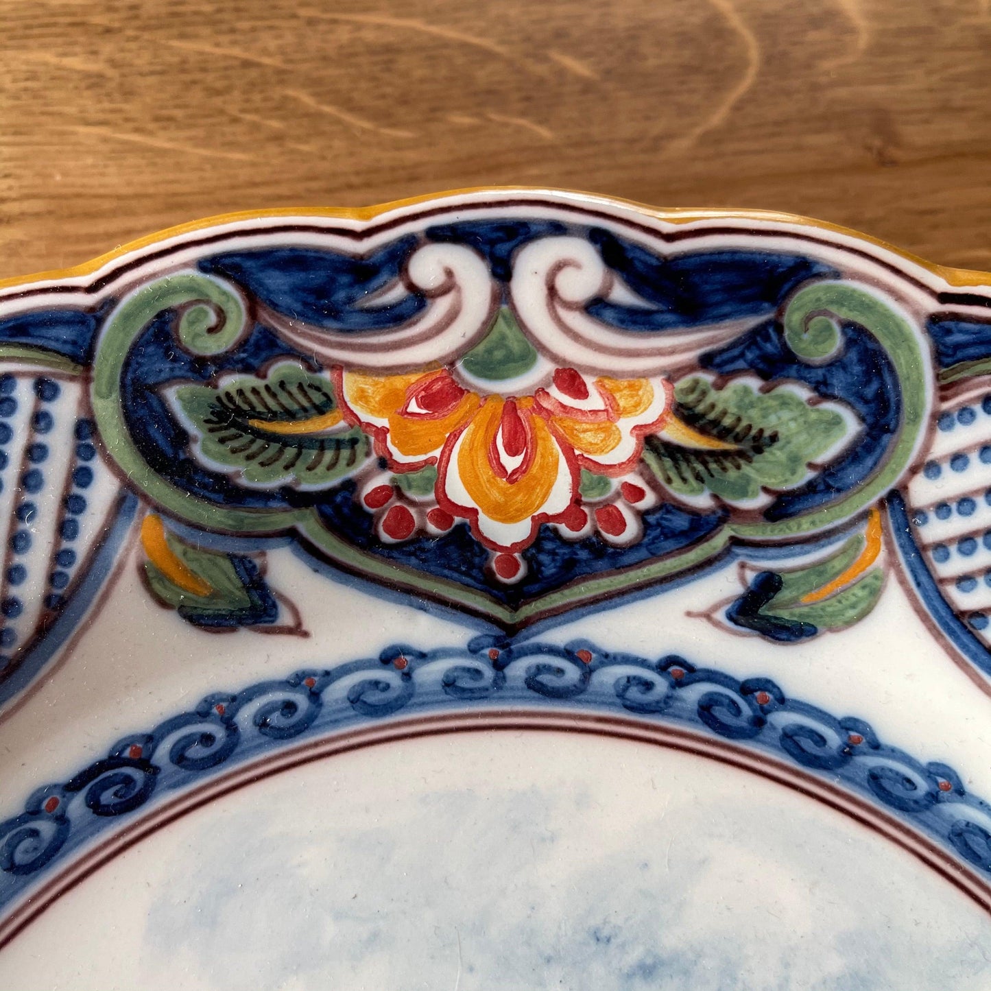 Wandbord van Makkum met afbeelding van paard - Bamestra Curiosa