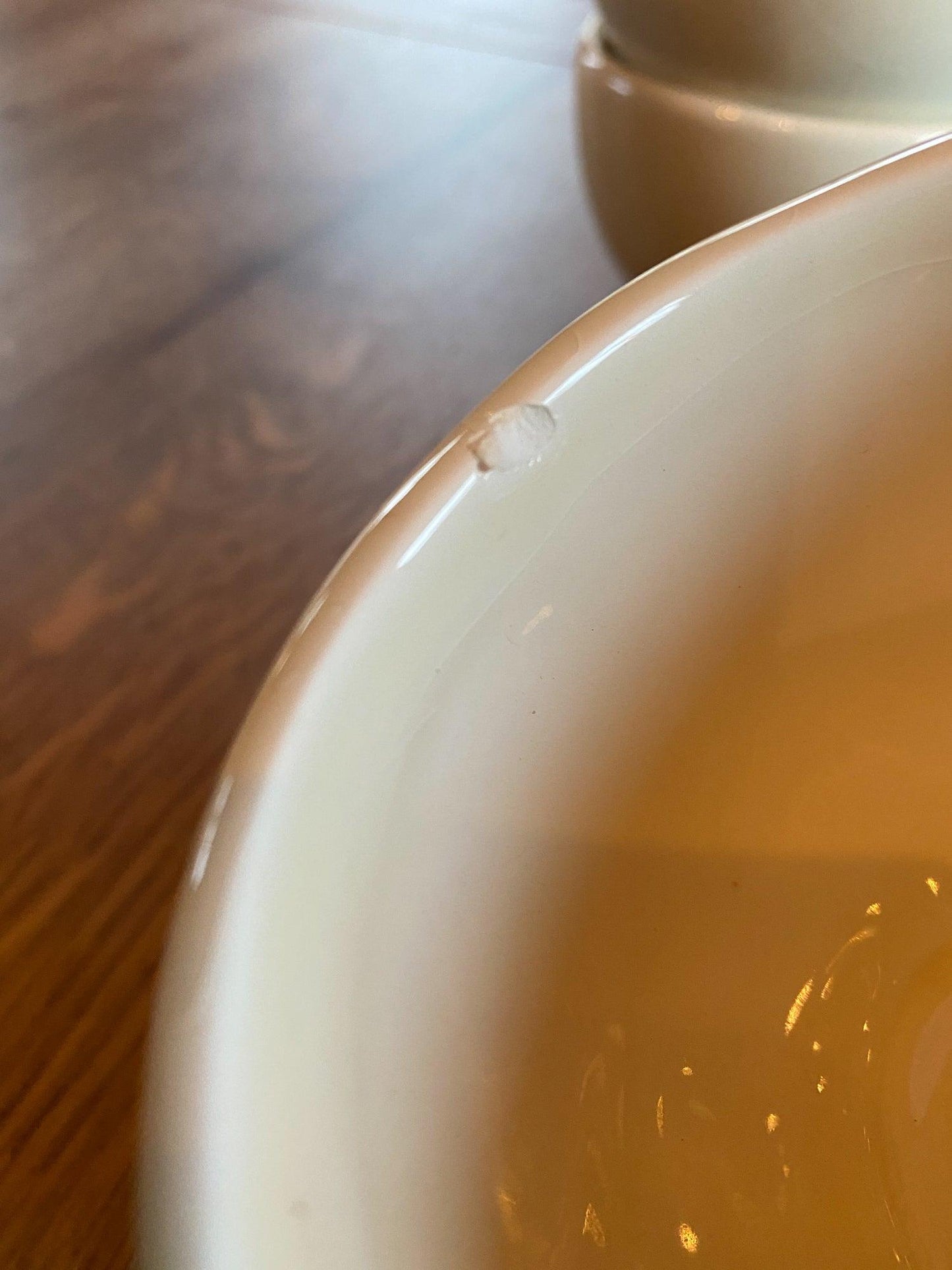 Witte craquelé kopjes - Bamestra Curiosa