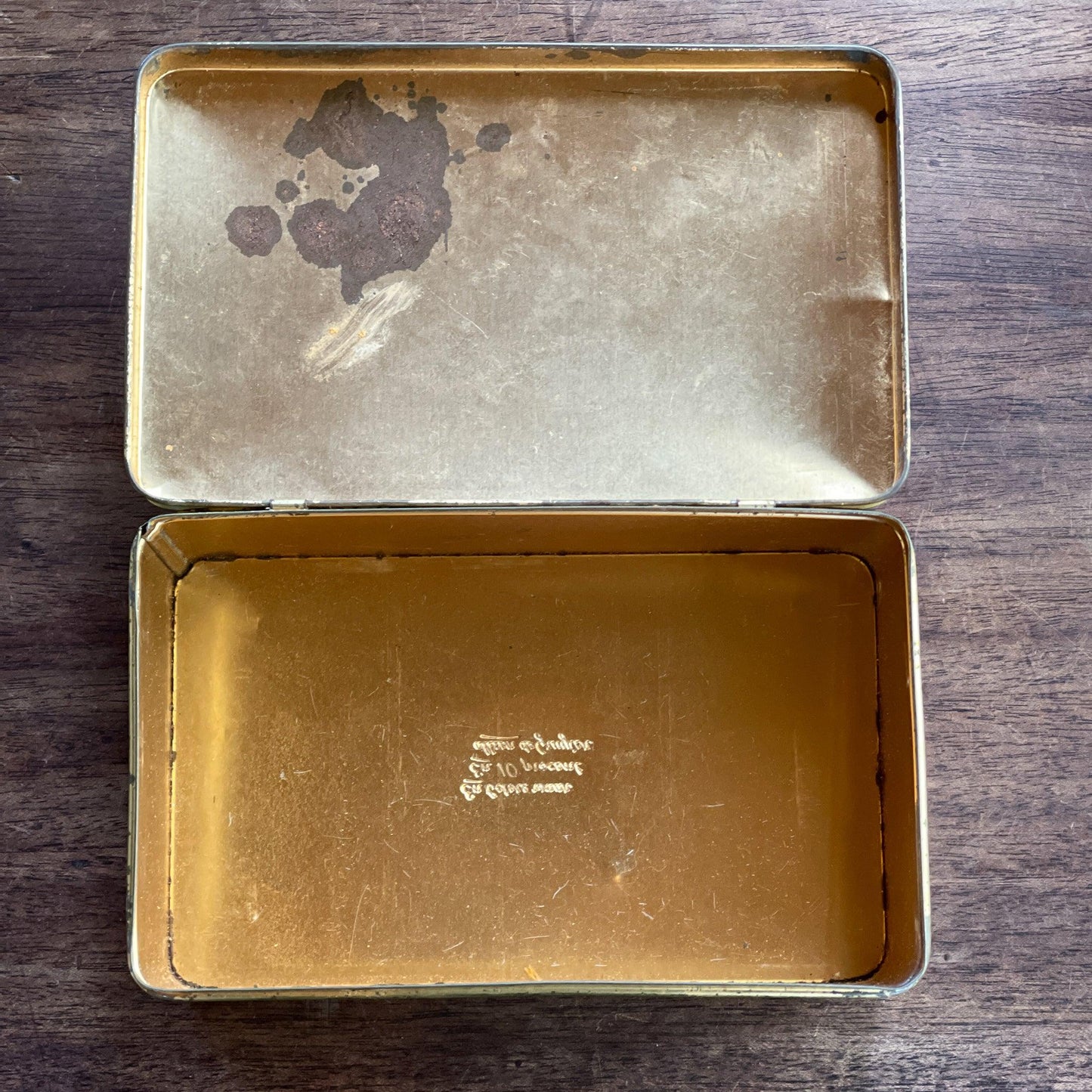 Antiek blik van De Gruijter - Bamestra Curiosa