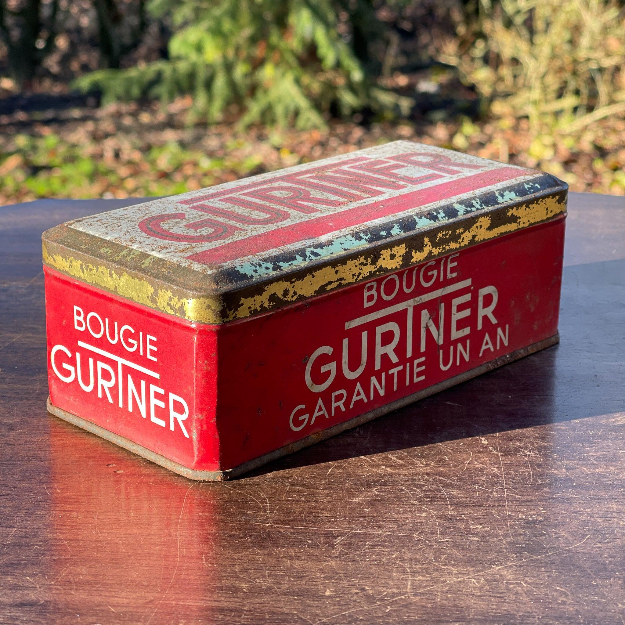 Antiek blik van Gurtner Bougie - Bamestra Curiosa