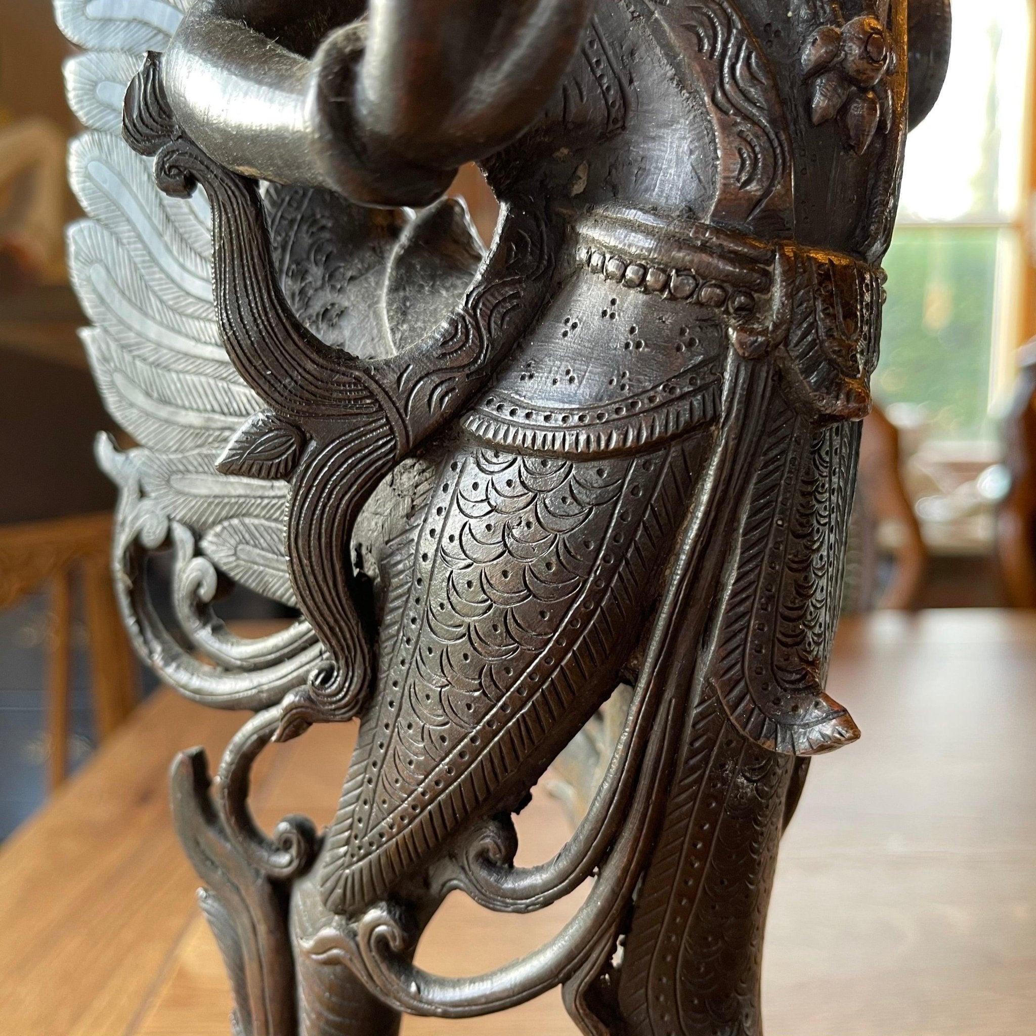 Antiek bronzen beeld Kinnara - The Collectionist