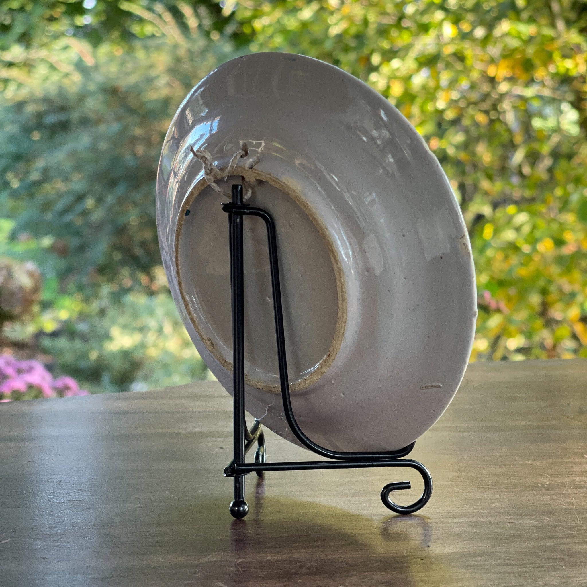 Antiek Delfts Blauw wandbordje - The Collectionist