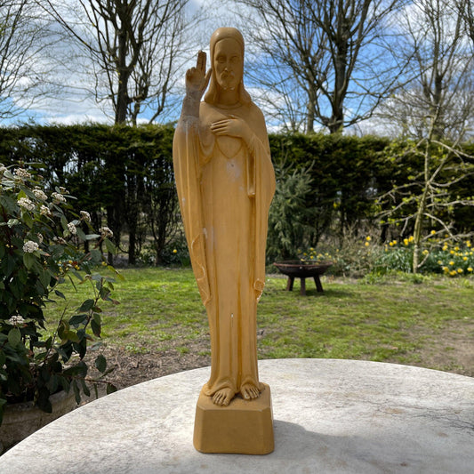 Antiek heiligenbeeld van Jezus - Bamestra Curiosa