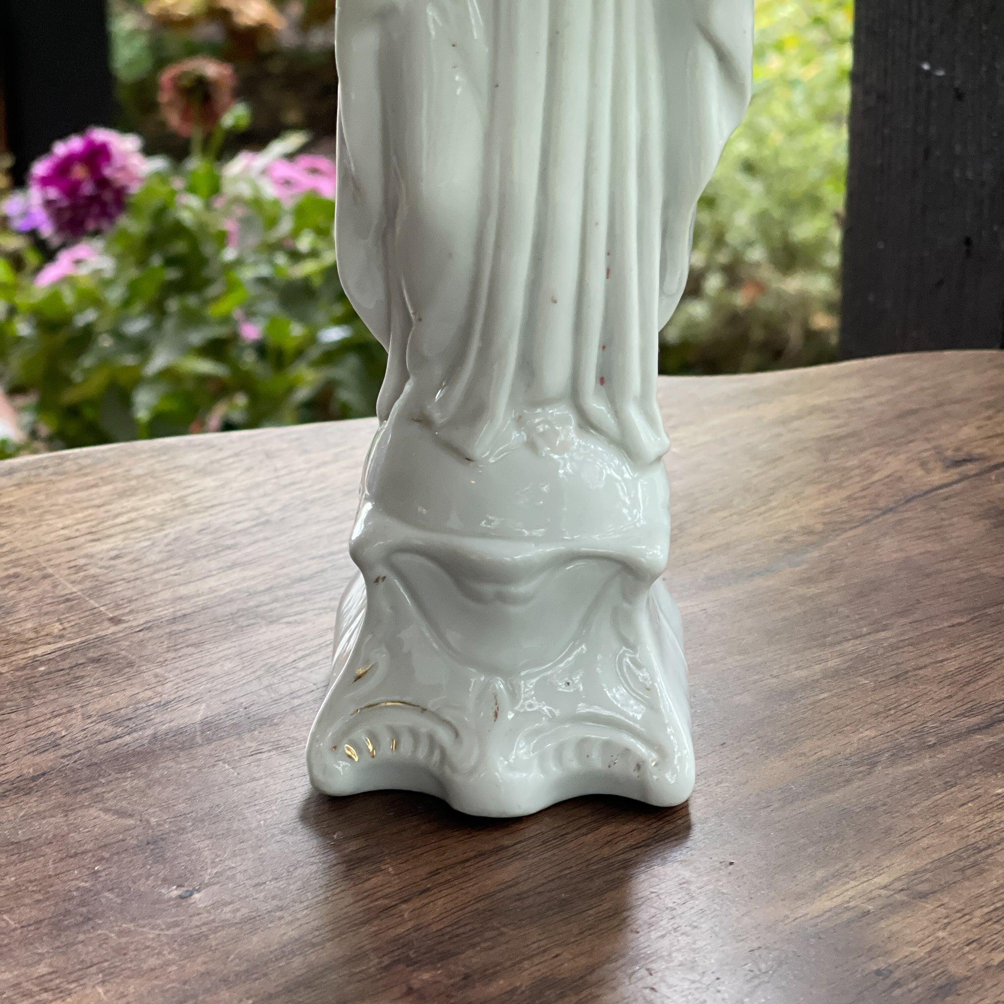 Antiek Maria beeld van porselein - The Collectionist