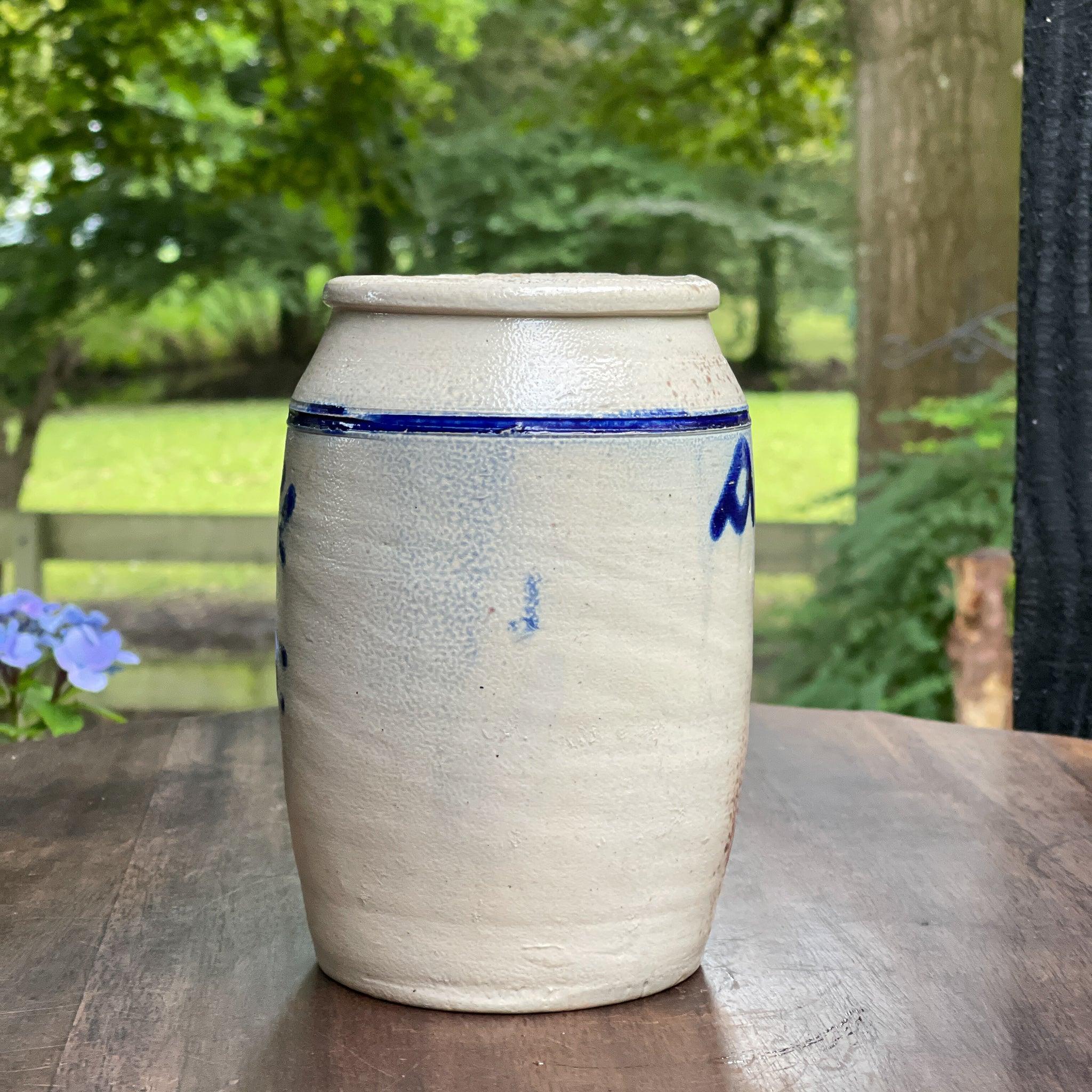 Antieke Keulse aardewerk ansjovis pot - The Collectionist