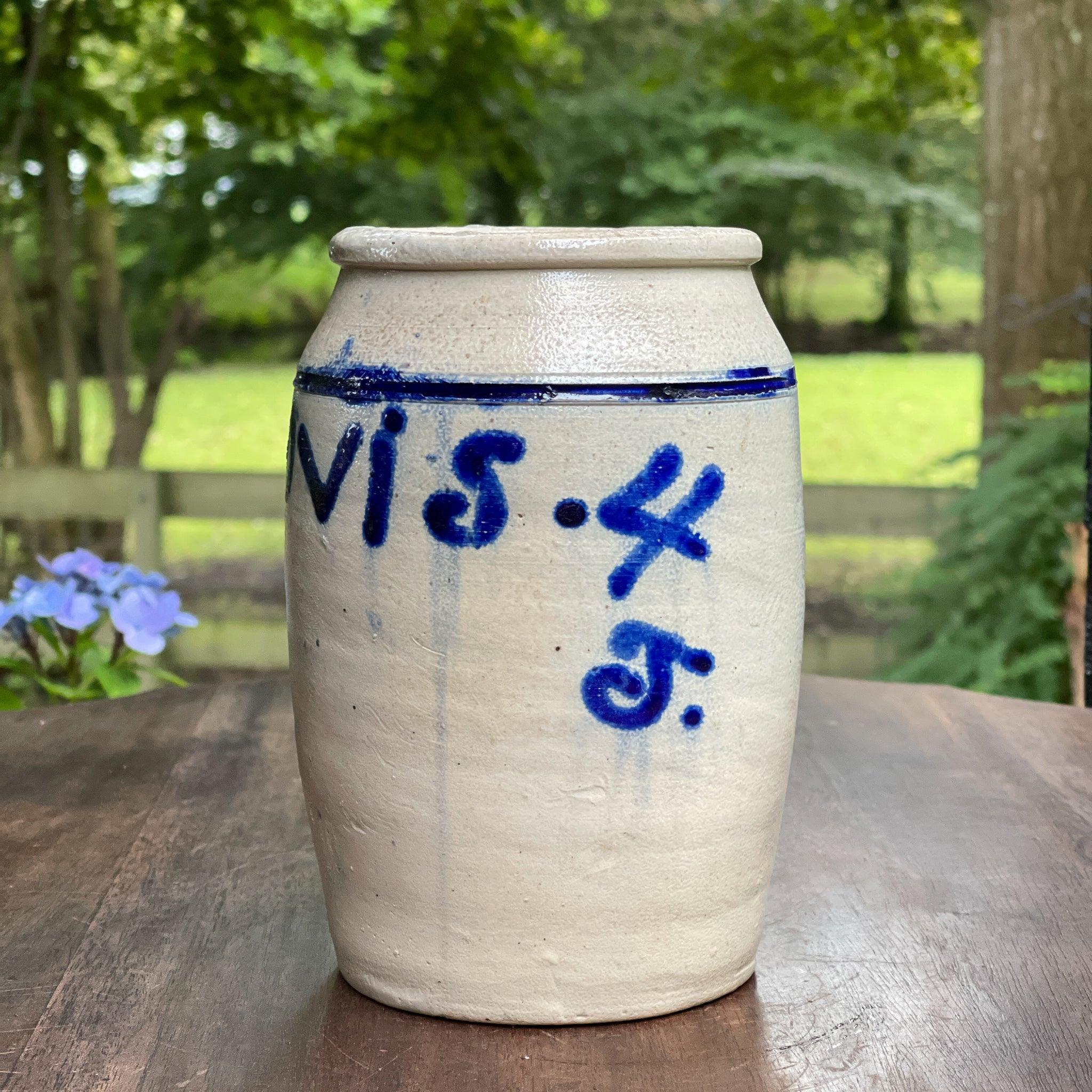 Antieke Keulse aardewerk ansjovis pot - The Collectionist