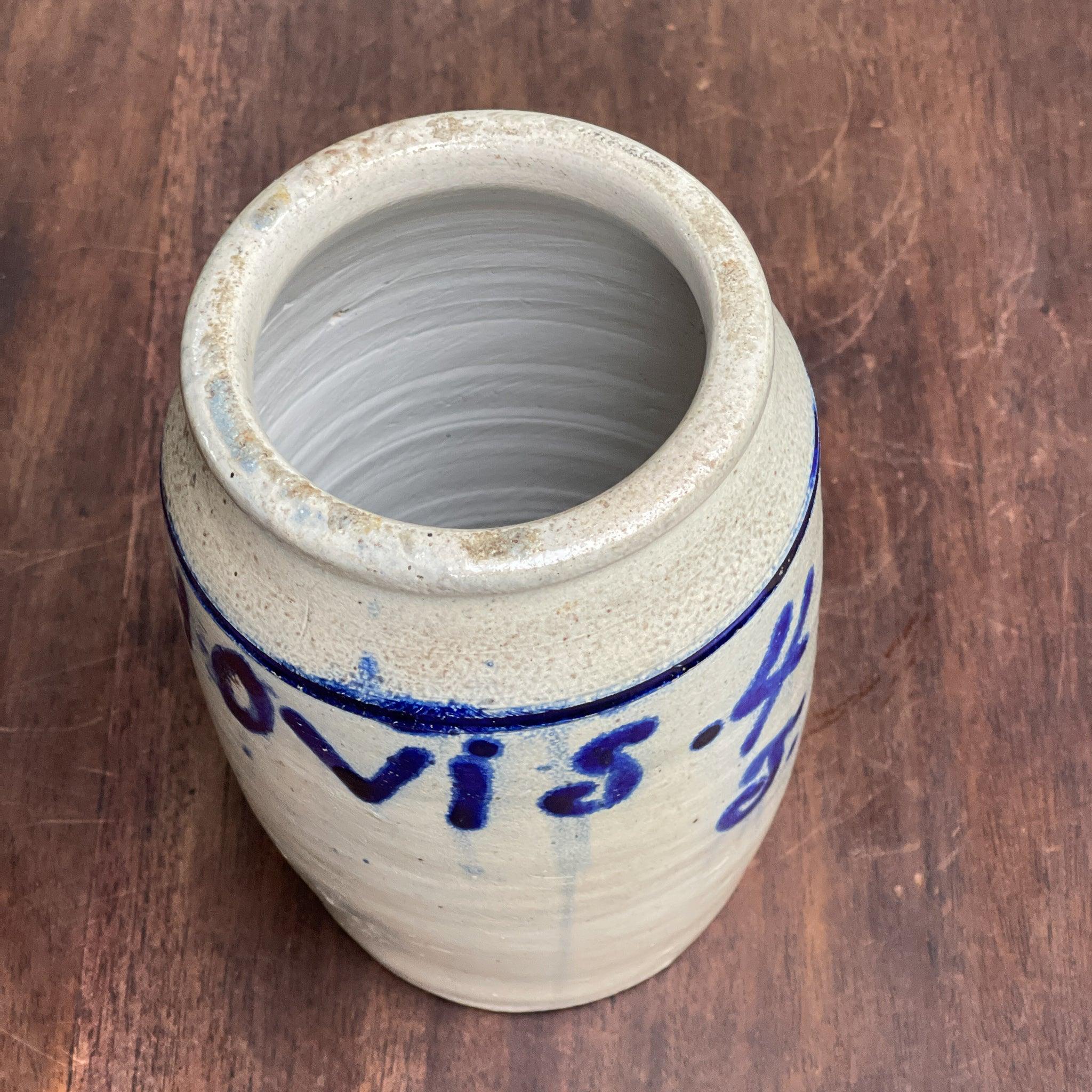 Antieke Keulse aardewerk ansjovis pot - The Collectionist