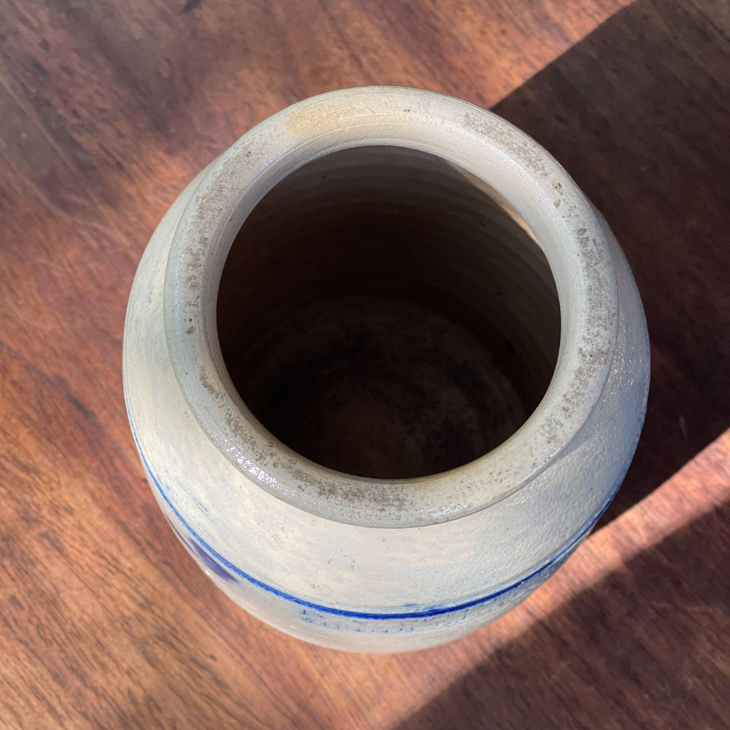 Antieke Keulse aardewerk Ansjovis pot Monnickendam - Bamestra Curiosa