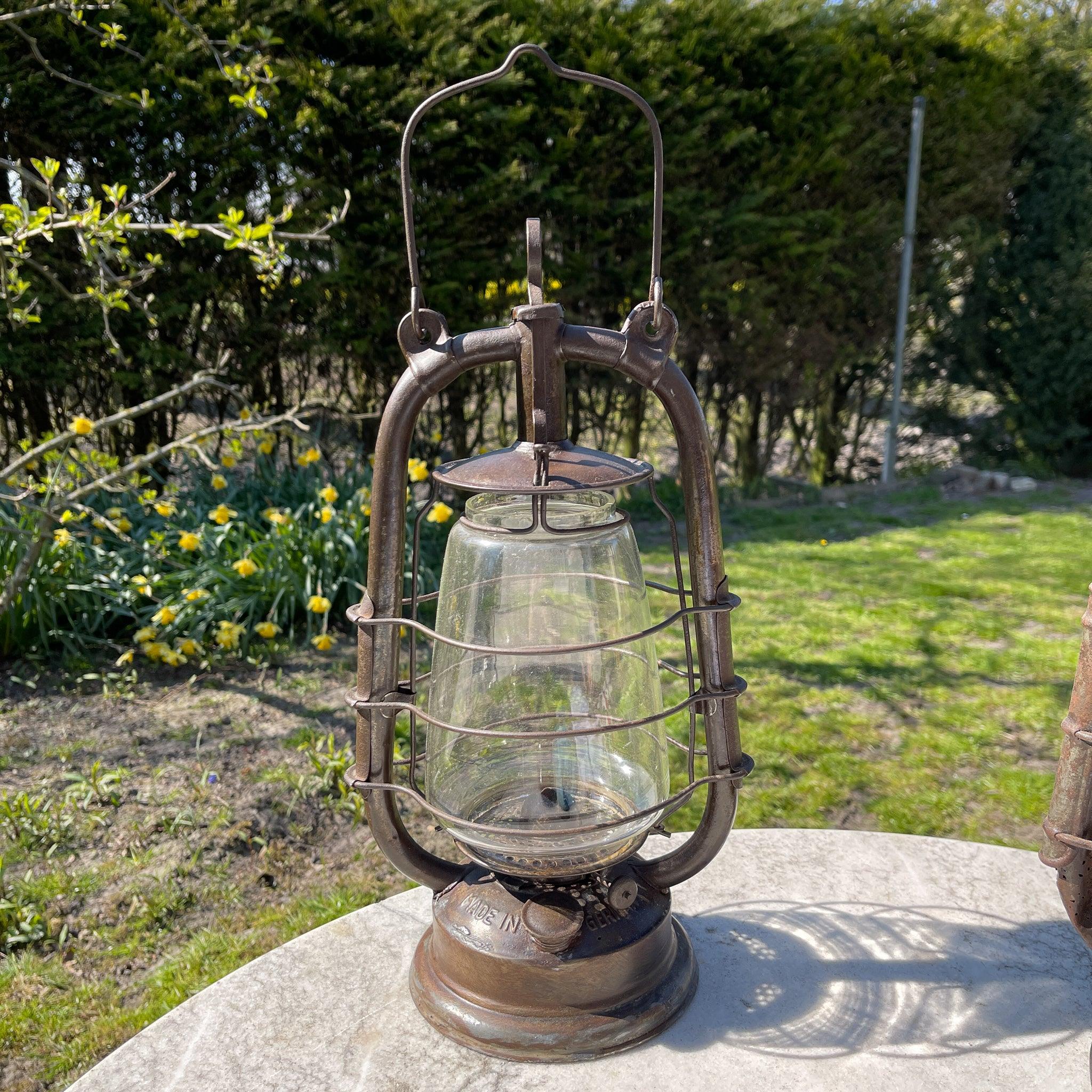 Antieke stormlantaarn Frowo 435 petroleum lamp - The Collectionist